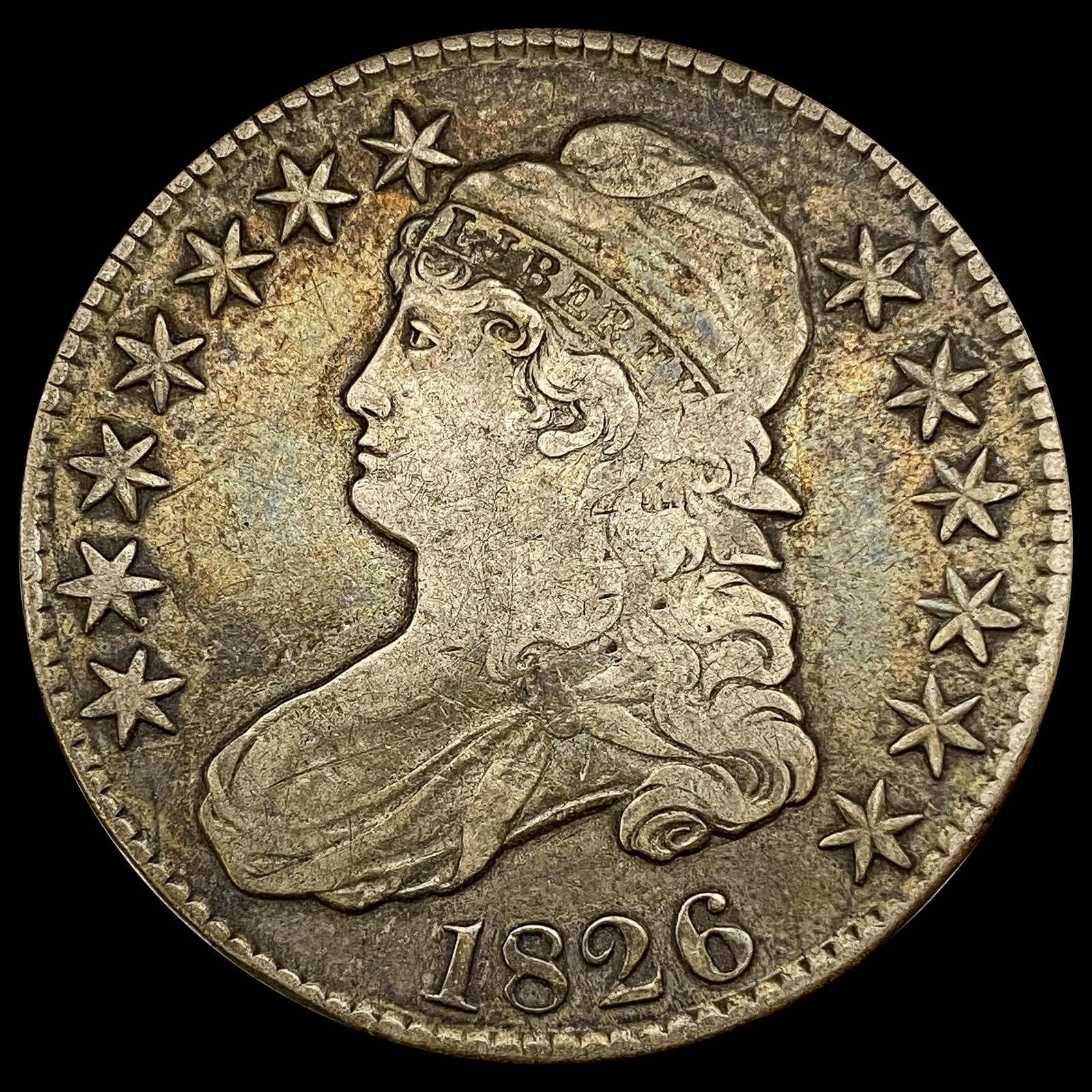 1826 Capped Bust Half Dollar LIGHTLY CIRCULATED (1 of 2)