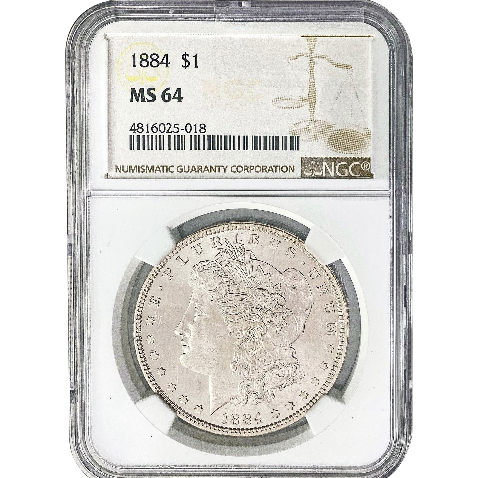 1884 Morgan Silver Dollar NGC MS64 (1 of 2)