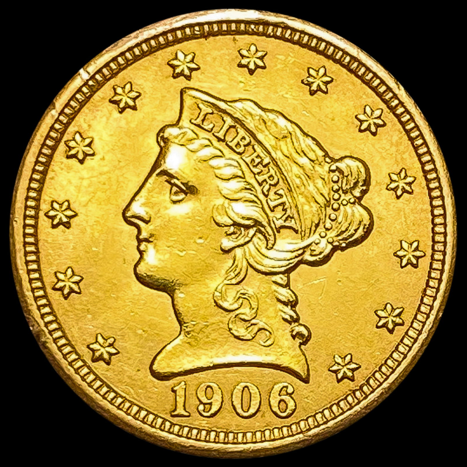 1906 Liberty Head Gold Quarter Eagle UNCIRCULATED (1 of 2)