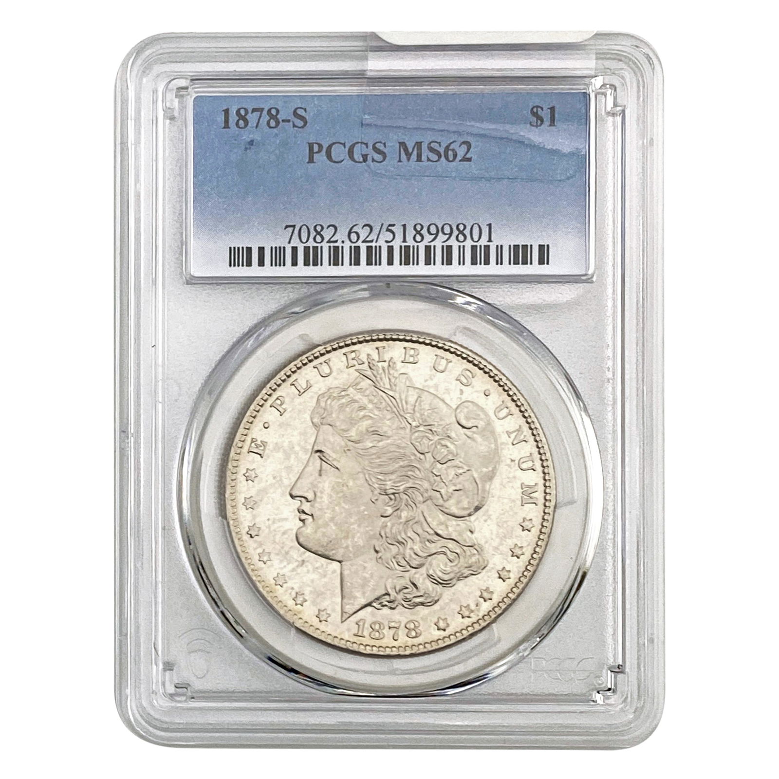 1878-S Morgan Dollar PCGS MS62 (1 of 2)