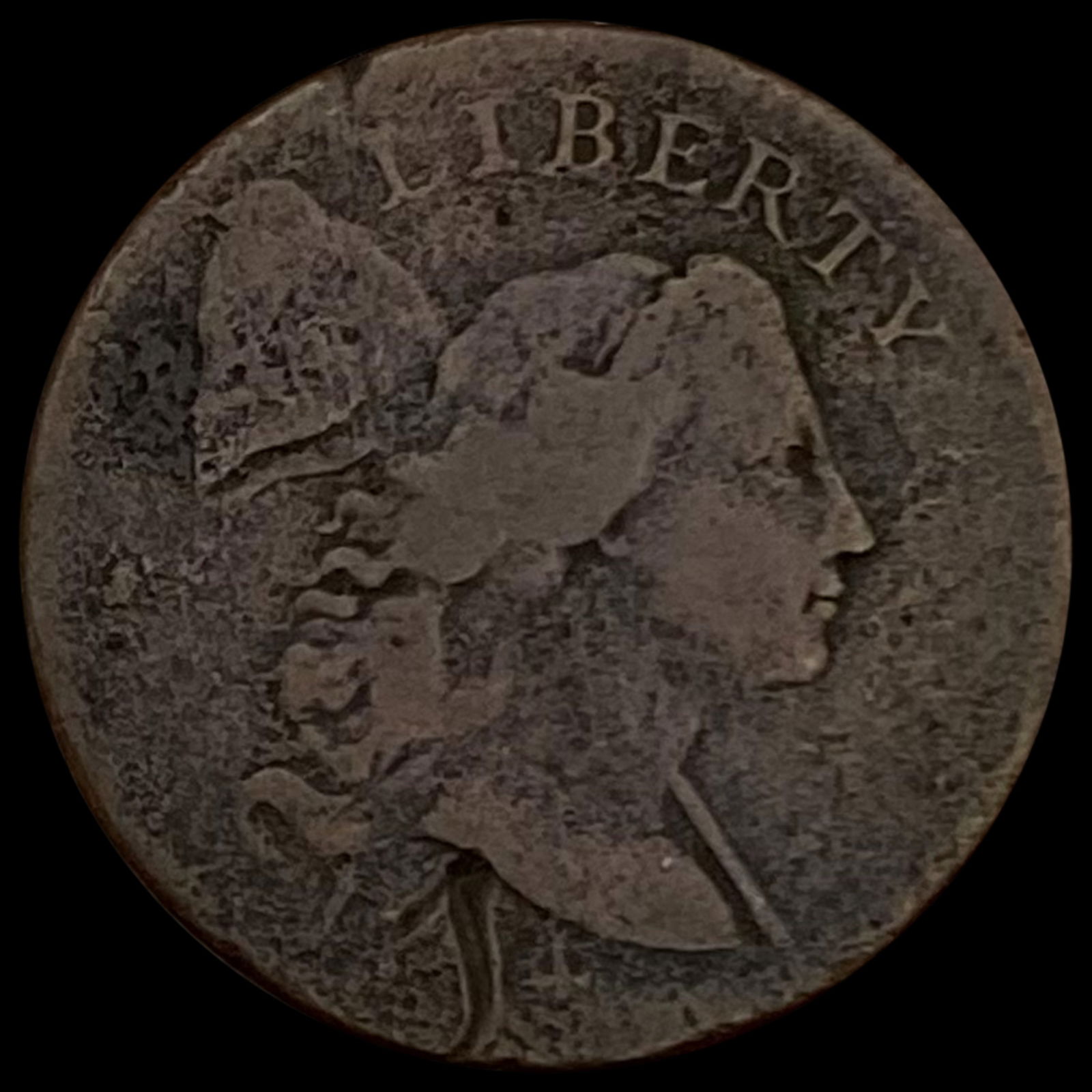 1793 Flowing Hair Large Cent NICELY CIRCULATED (1 of 2)