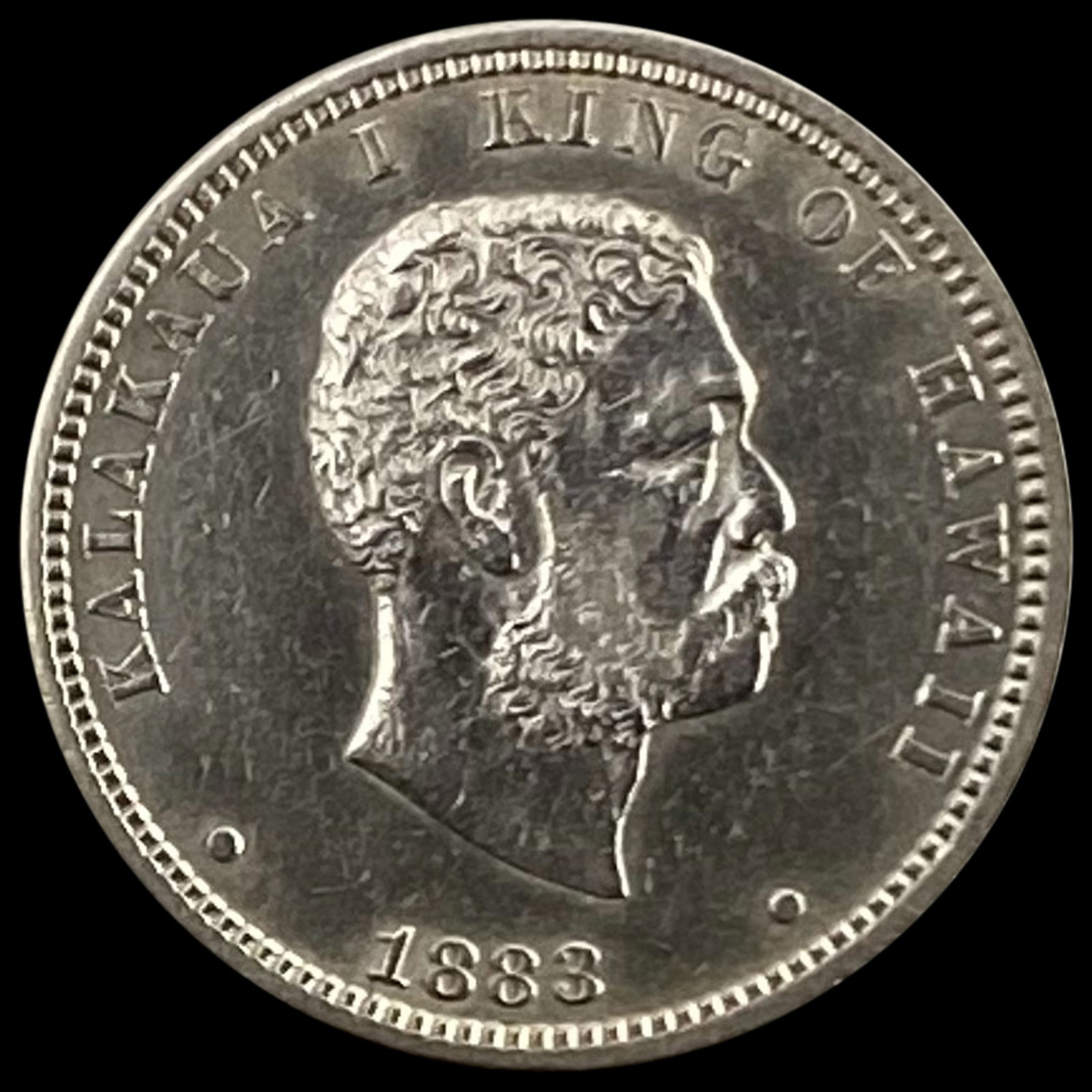 1883 Hawaii Quarter Dollar UNCIRCULATED: 1883 Hawaii Quarter Dollar UNCIRCULATED