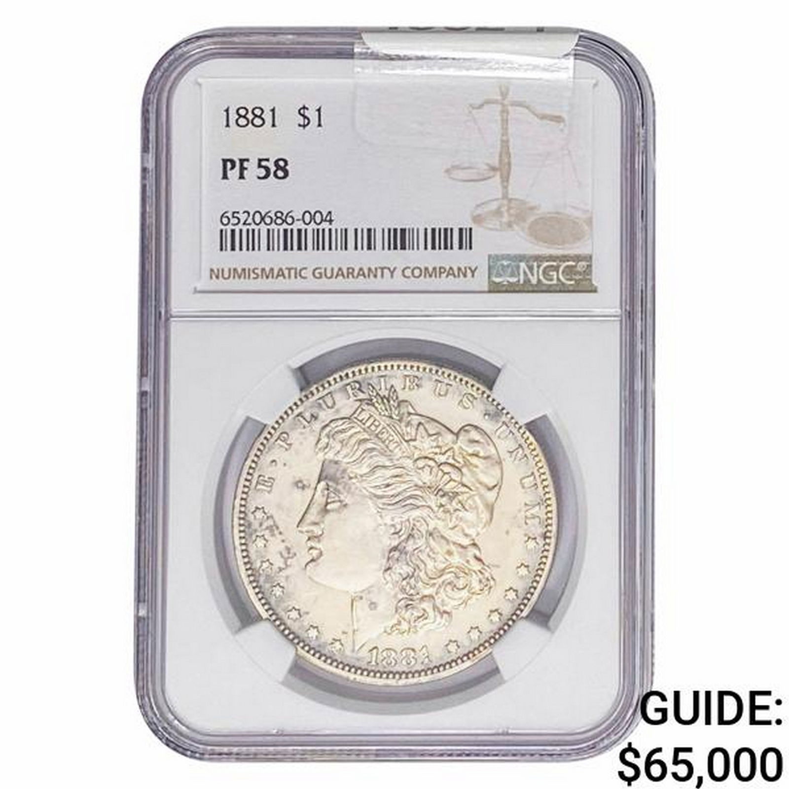 1881 Morgan Silver Dollar NGC PF68 (1 of 2)