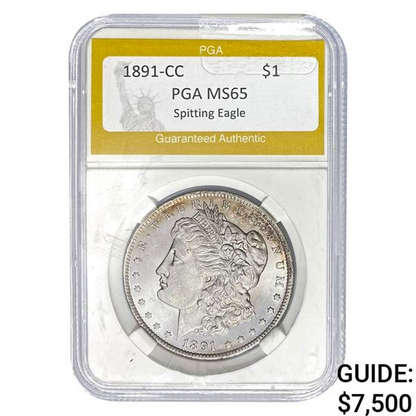 1891-CC Morgan Dollar PGA MS65 (1 of 2)
