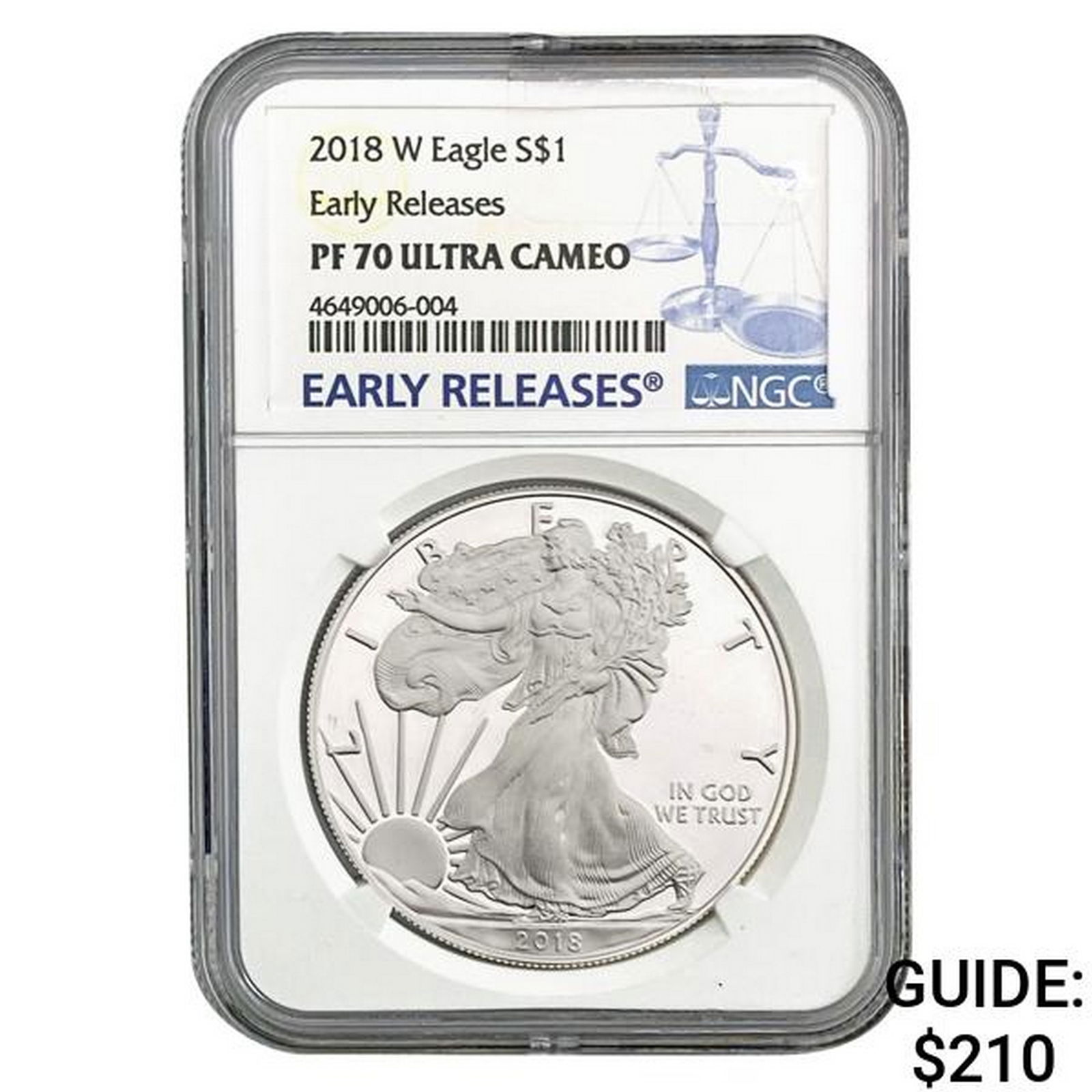 2018-W Silver Eagle NGC PF70 Ultra Cameo (1 of 2)