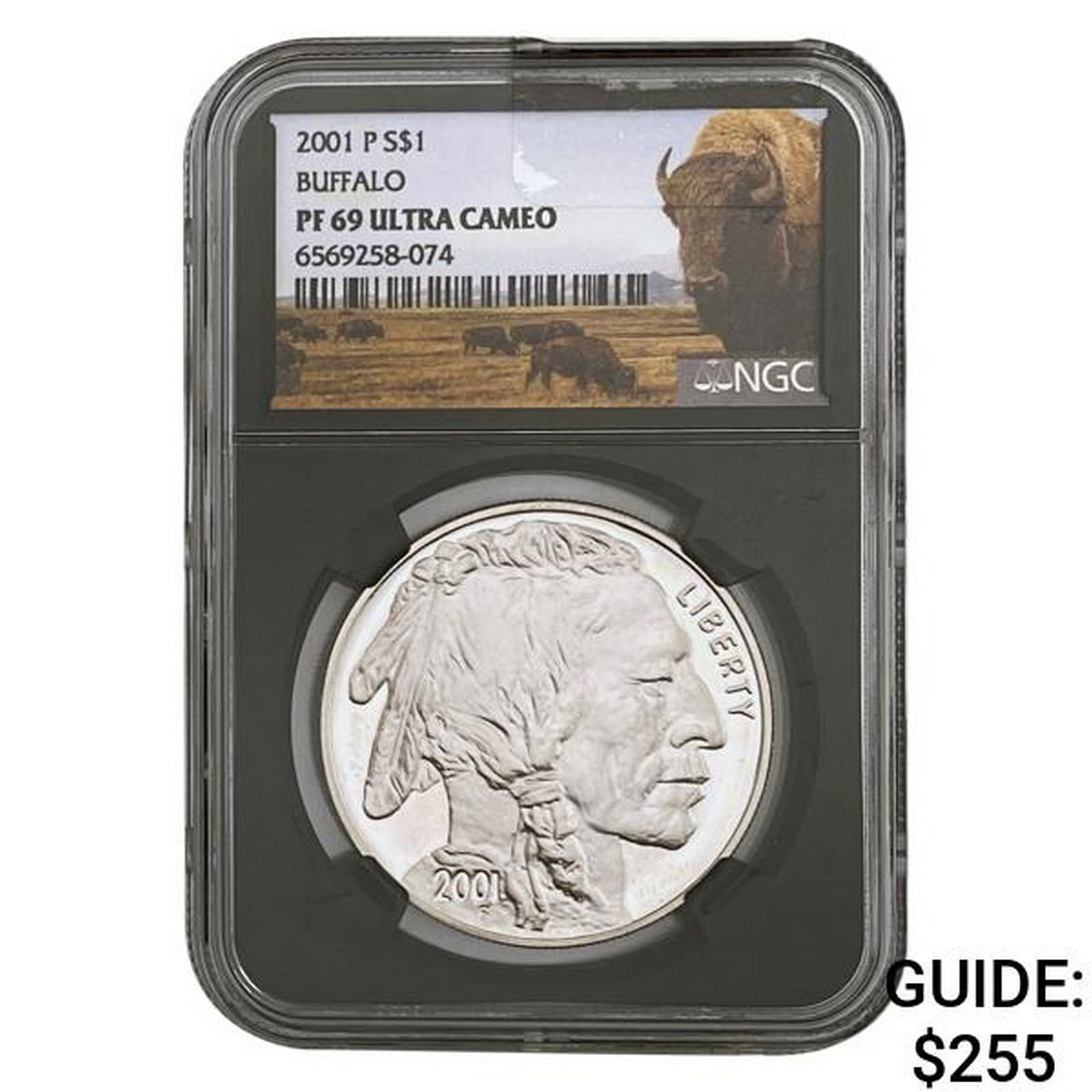 2001-P Buffalo Silver Dollar NGC PF69 UC (1 of 2)