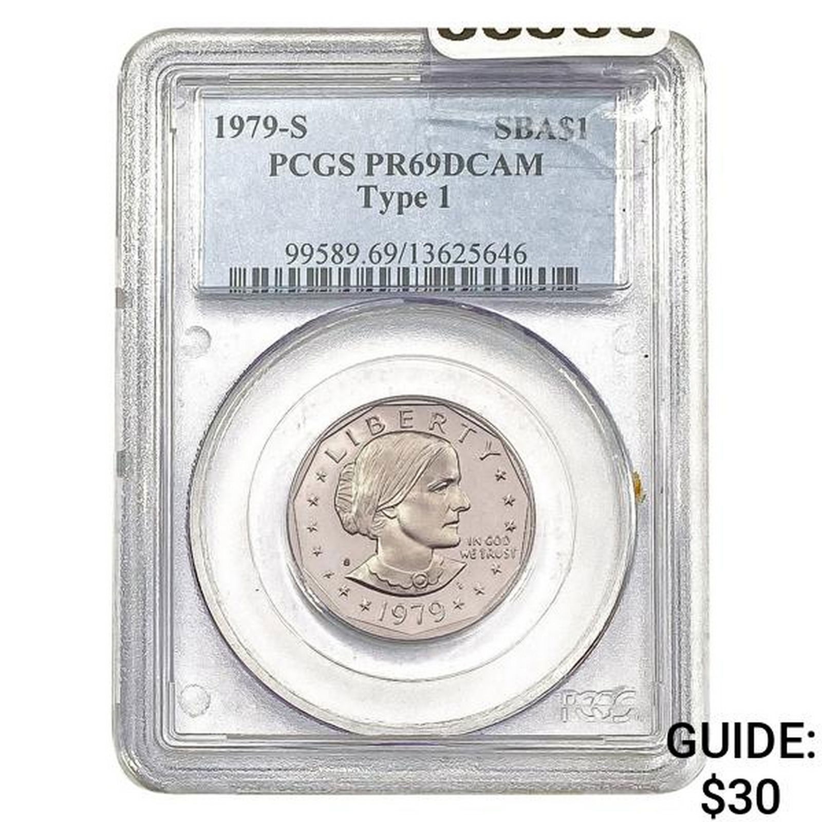 1979-S Susan B. Anthony Dollar PCGS PR69 (1 of 2)
