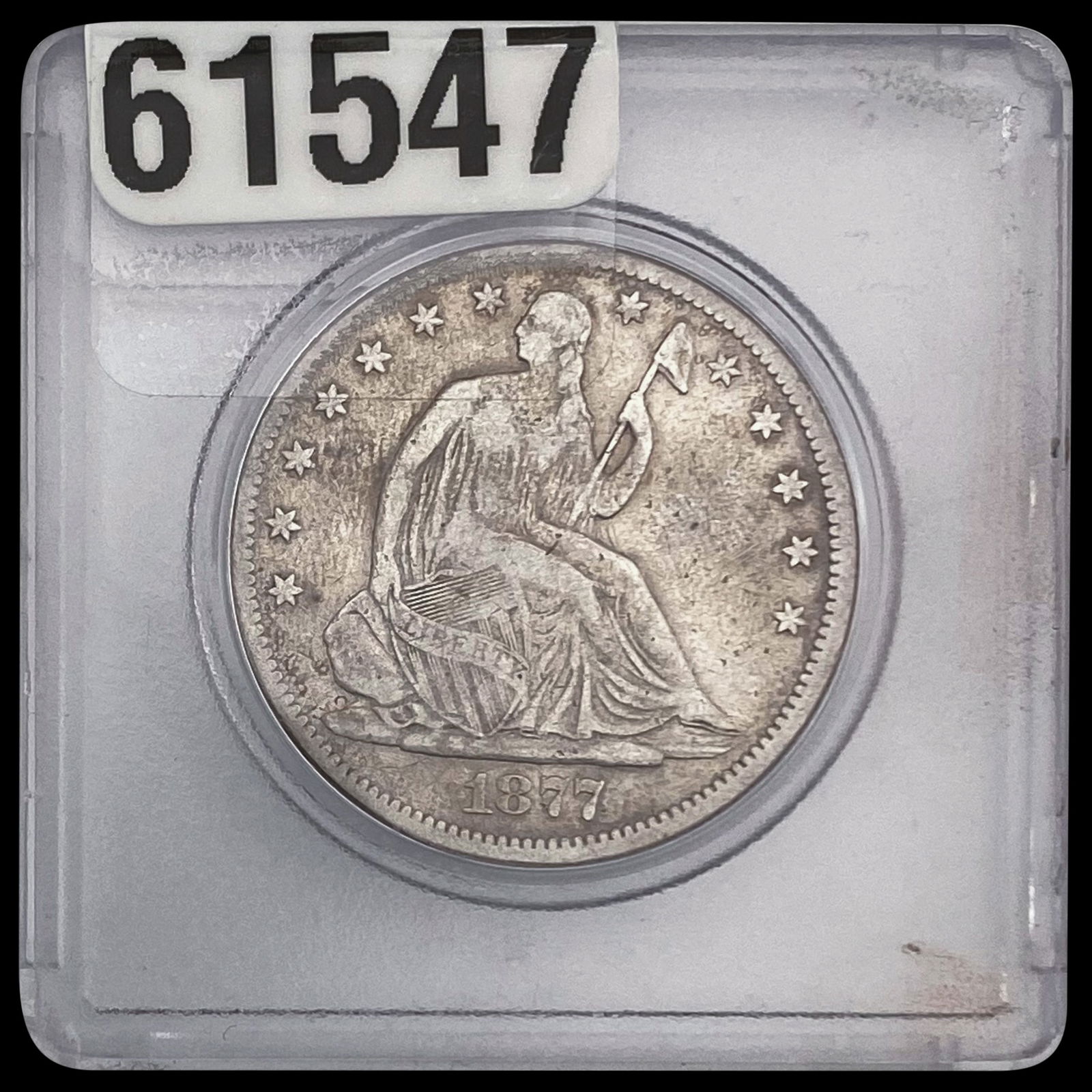 1877 Seated Liberty Half Dollar NICELY CIRCULATED (1 of 2)