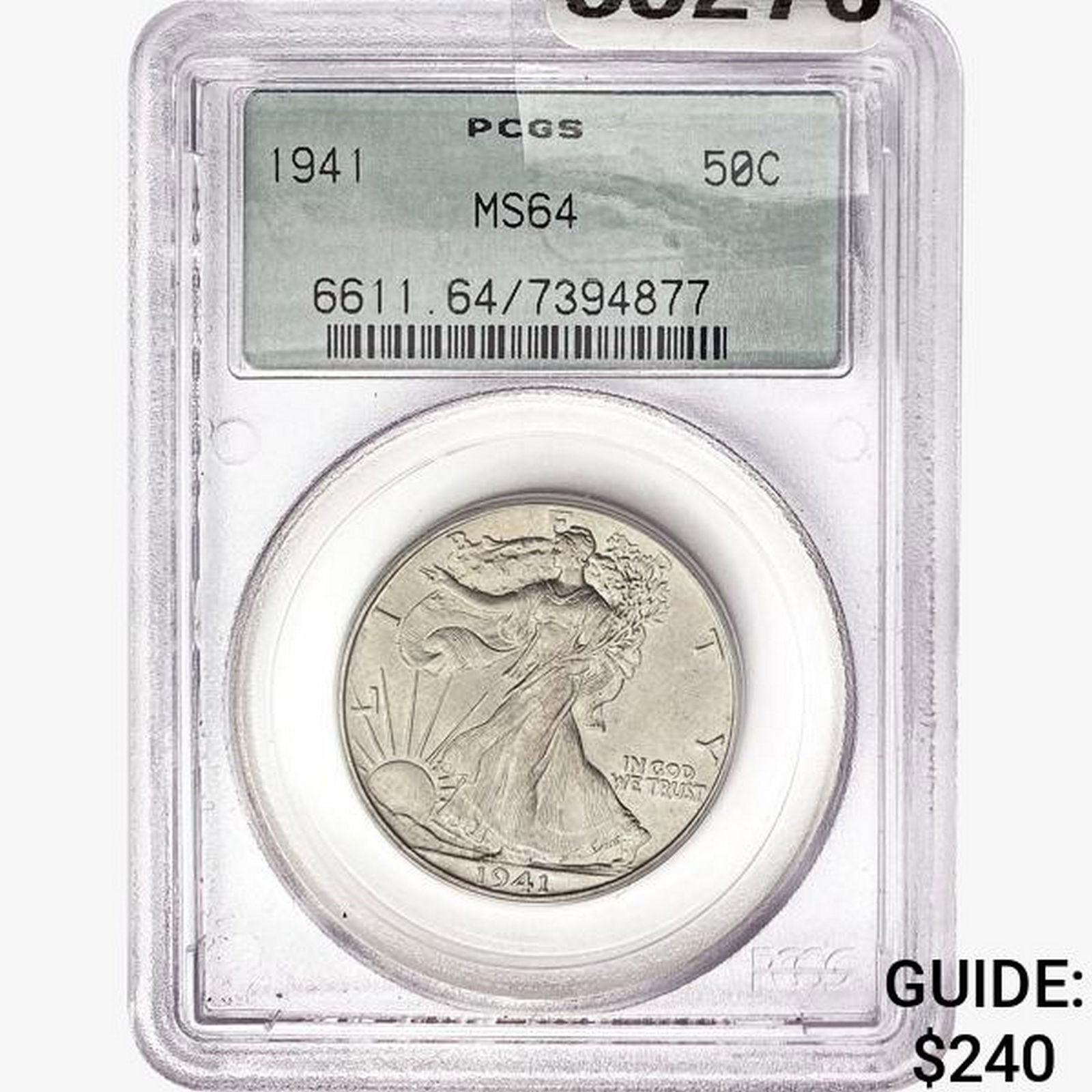 1941 Walking Liberty Half Dollar PCGS MS64 (1 of 2)