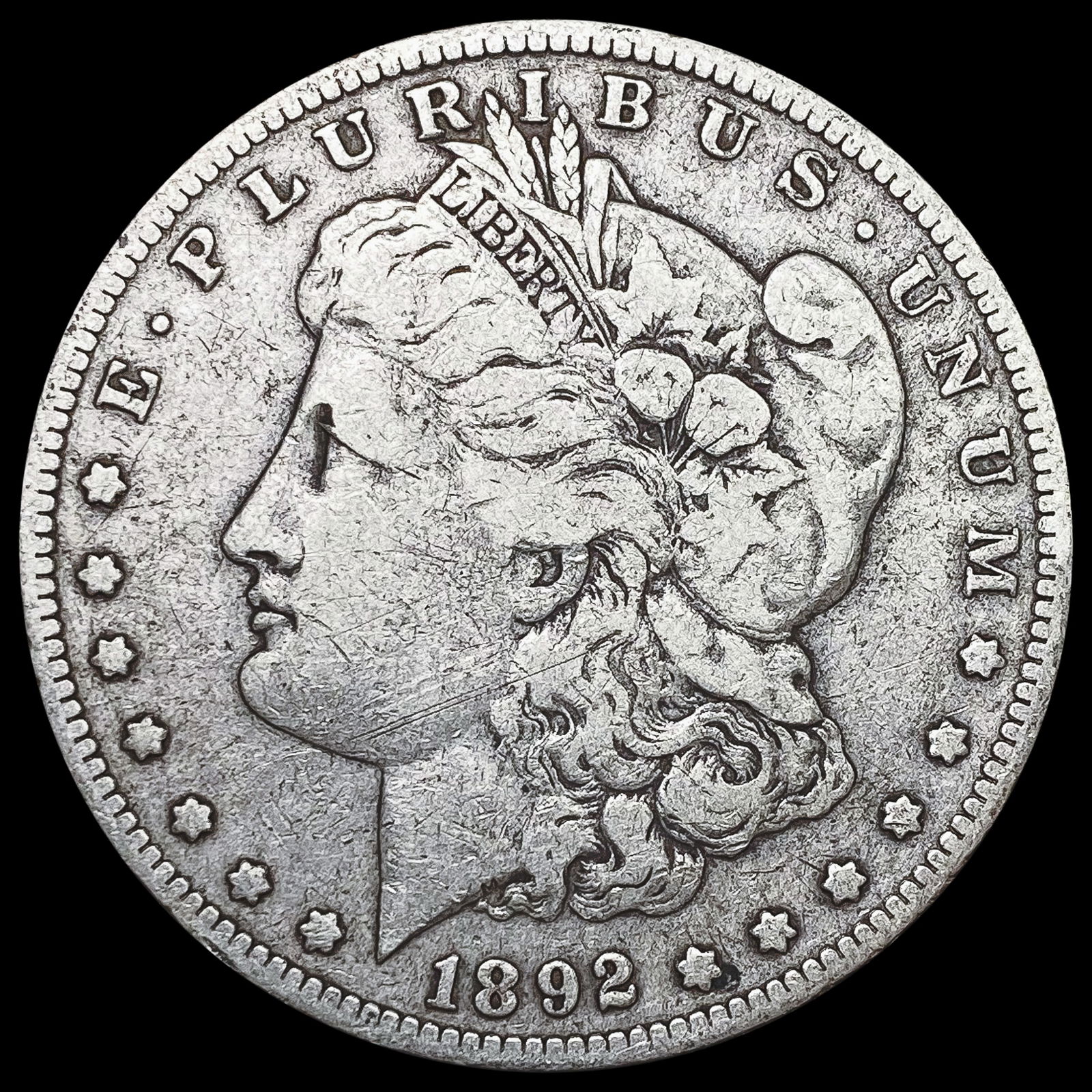 1892-S Morgan Silver Dollar NICELY CIRCULATED (1 of 2)