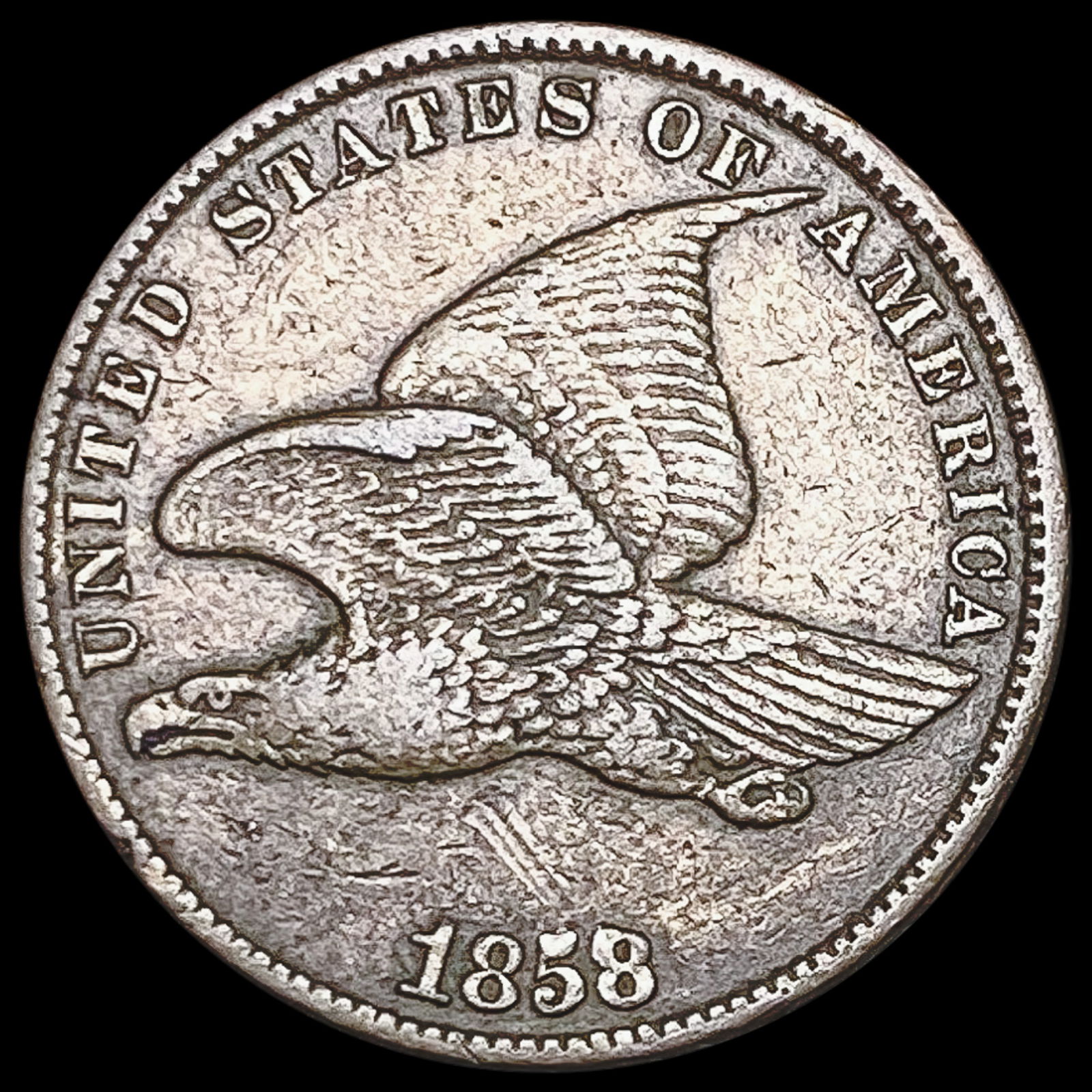 1858 Flying Eagle Cent LIGHTLY CIRCULATED (1 of 2)