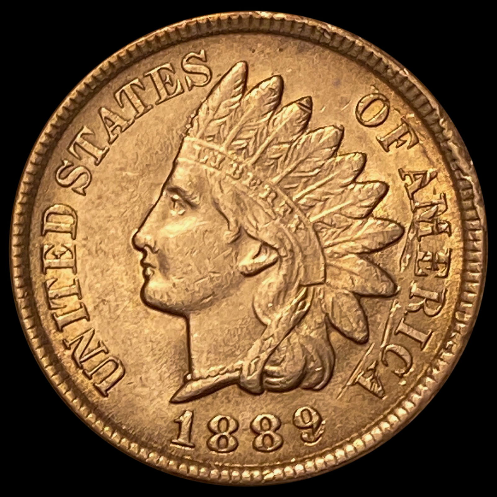 1889 Indian Head Cent UNCIRCULATED (1 of 2)