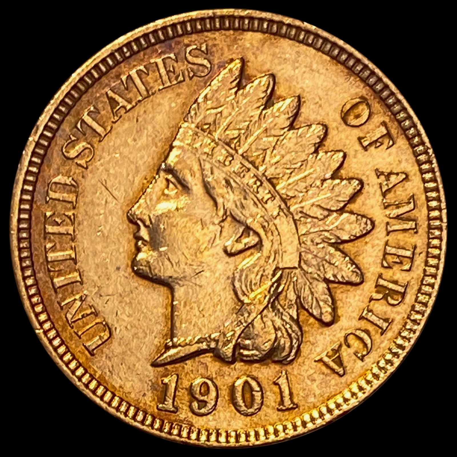1901 Indian Head Cent UNCIRCULATED (1 of 2)