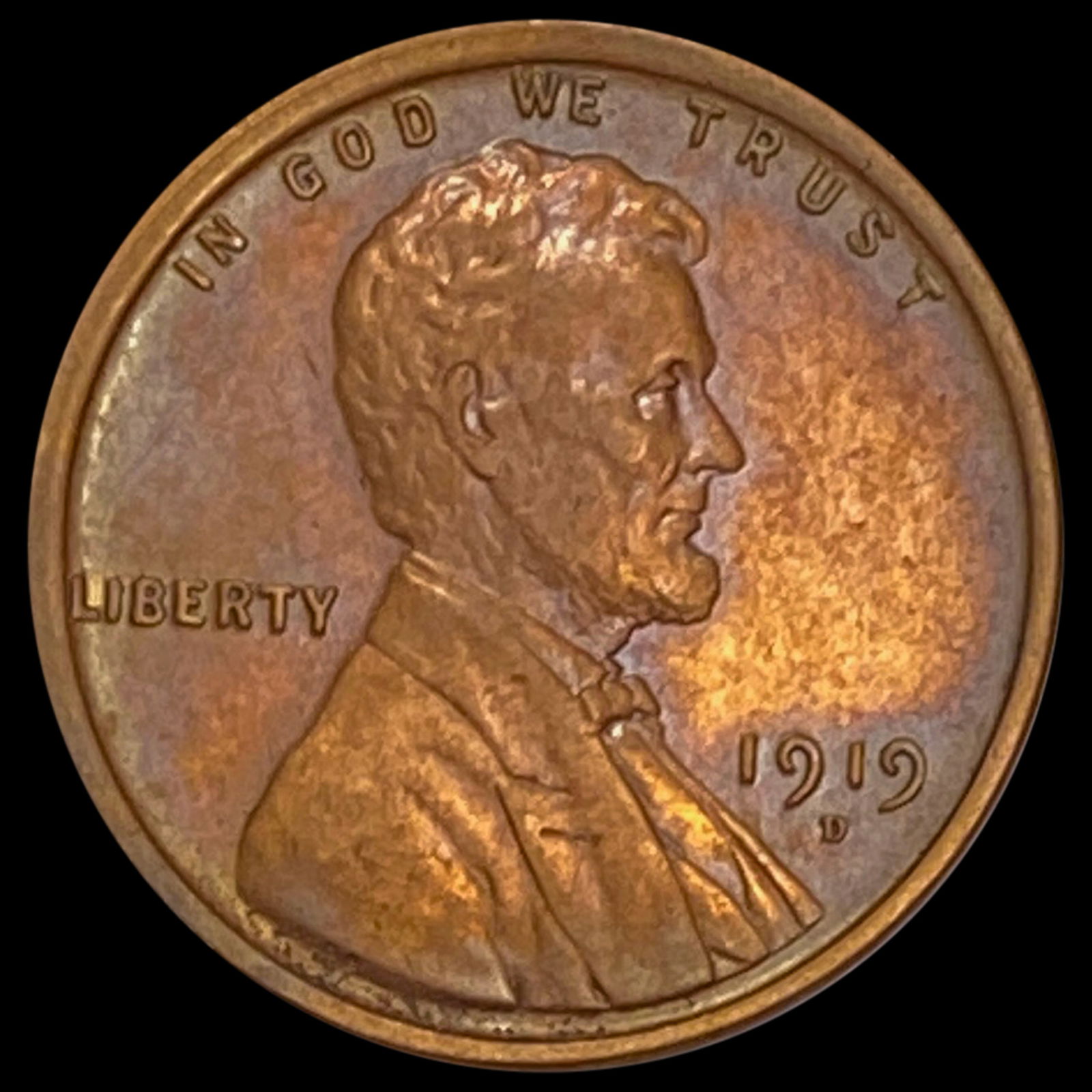 1919-D Lincoln Wheat Cent CLOSELY UNCIRCULATED (1 of 2)
