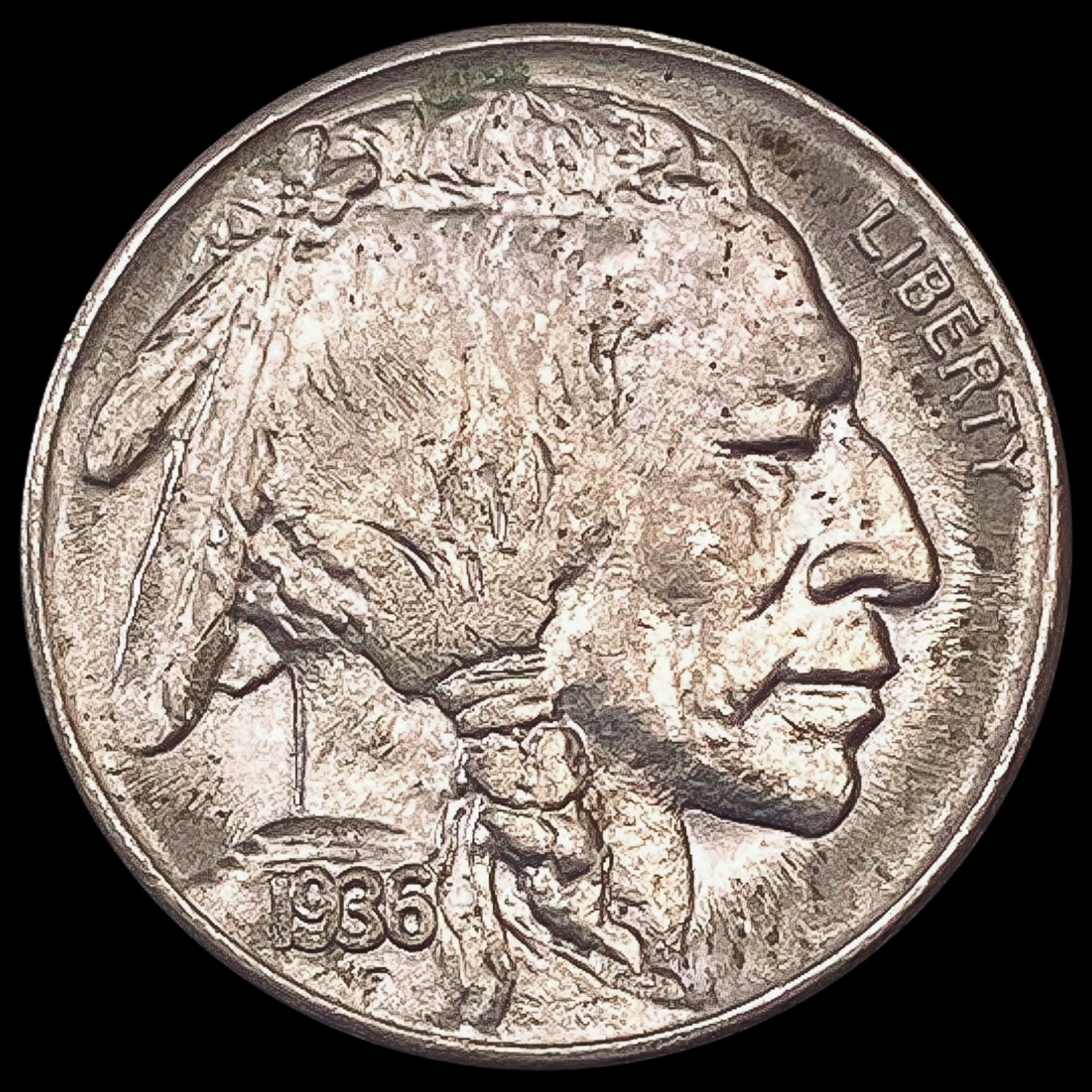 1936-S Buffalo Nickel GEM BU (1 of 2)