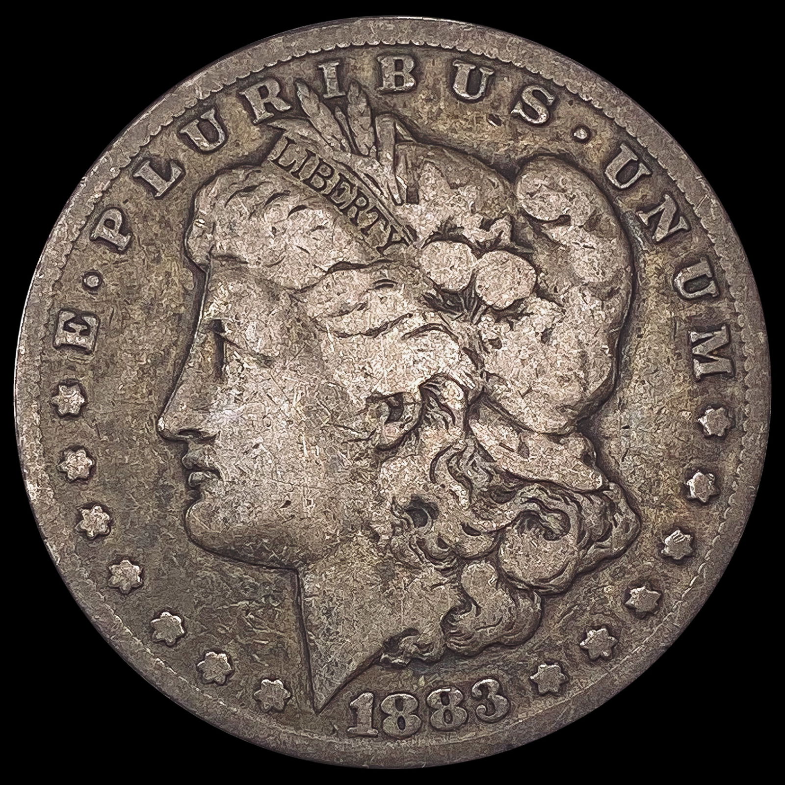 1883-CC Morgan Silver Dollar NICELY CIRCULATED (1 of 2)
