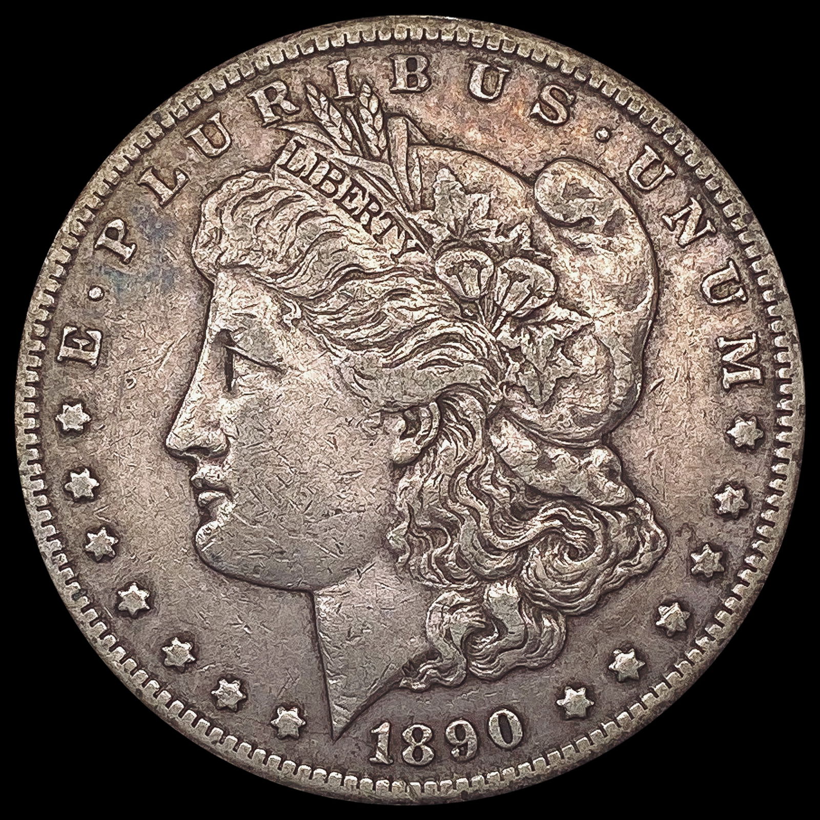 1890-CC Morgan Silver Dollar NEARLY UNCIRCULATED (1 of 2)