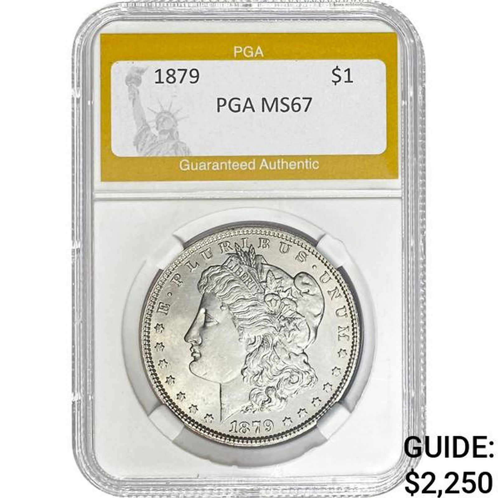 1879 Morgan Silver Dollar PGA MS67 (1 of 2)