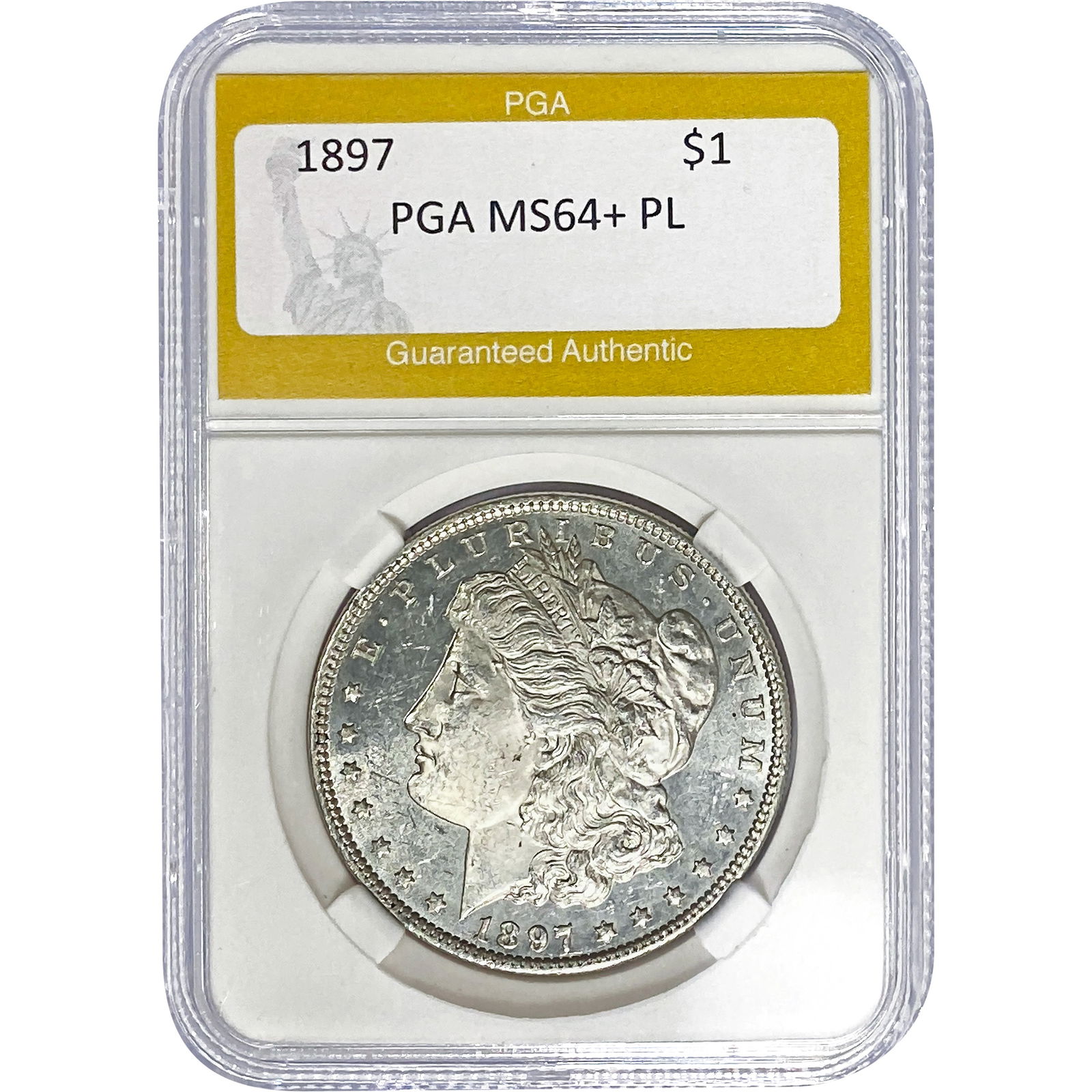 1897 Morgan Silver Dollar PGA MS64+ PL (1 of 2)