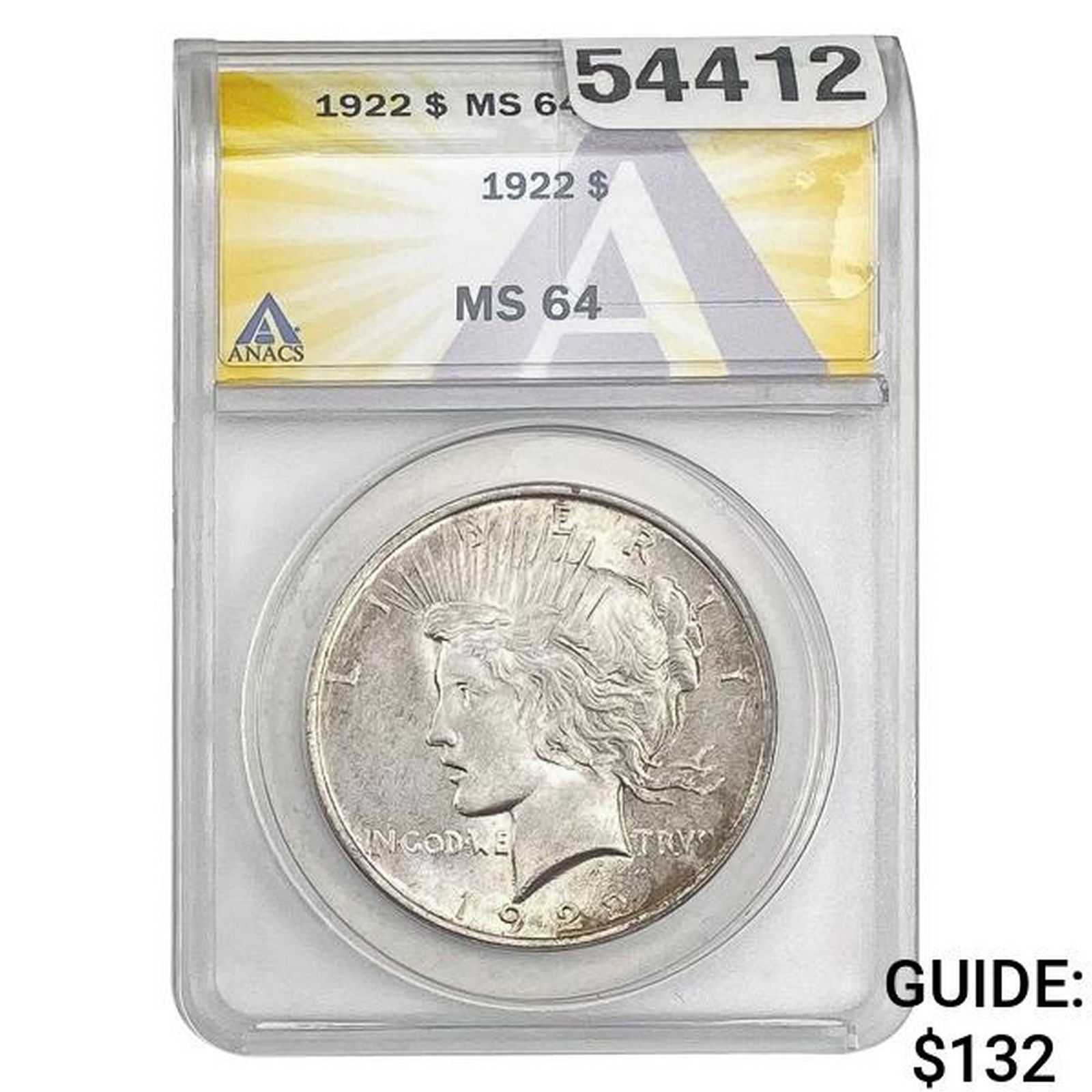 1922 Silver Peace Dollar ANACS MS64 (1 of 2)
