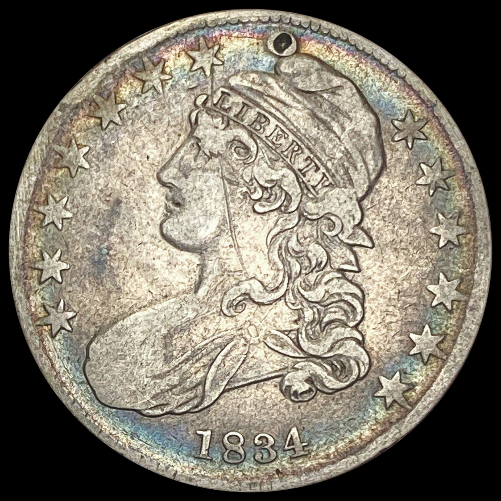 1834 Capped Bust Half Dollar LIGHTLY CIRCULATED: 1834 Capped Bust Half Dollar LIGHTLY CIRCULATED
