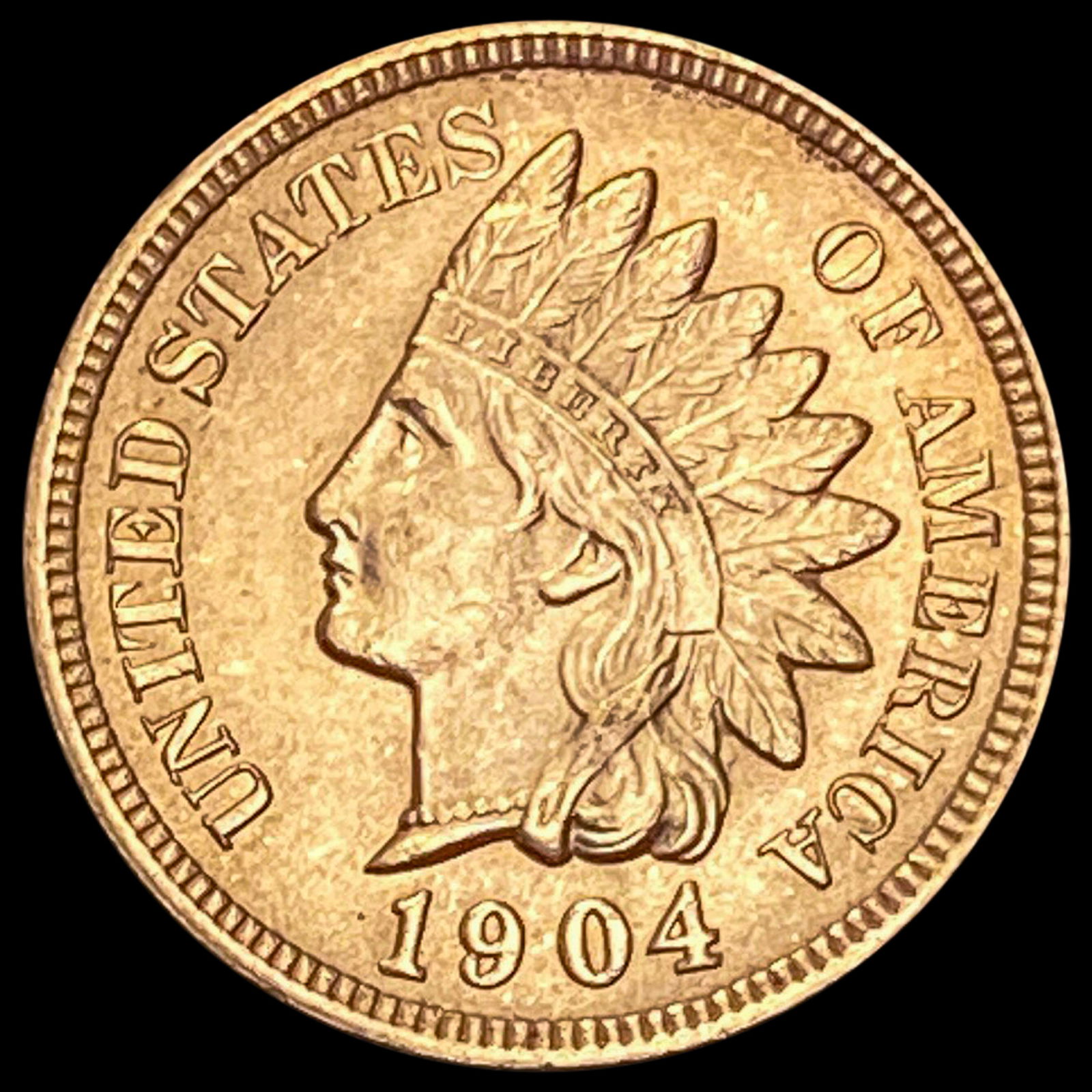 1904 Indian Head Cent GEM BU (1 of 2)