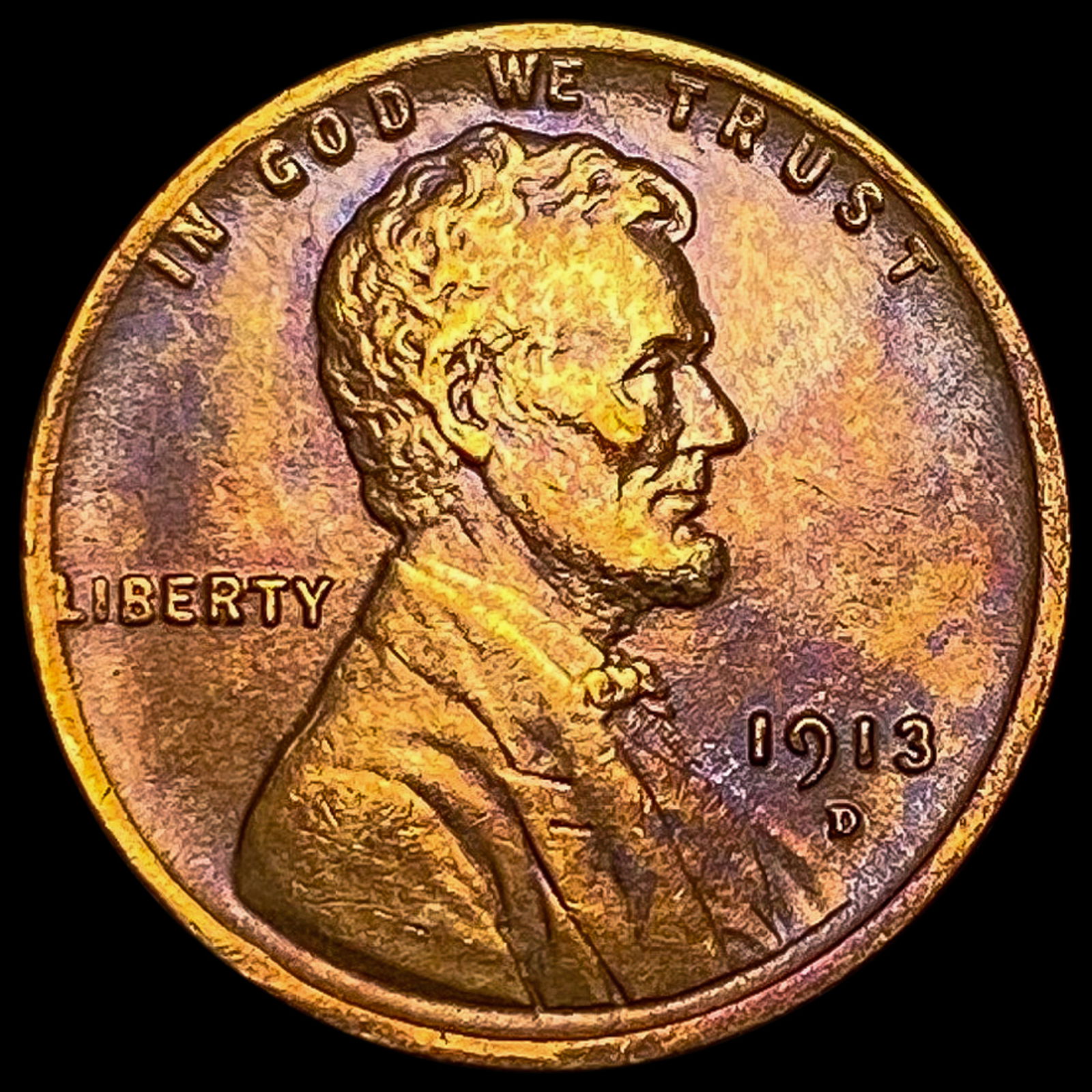 1913-D Lincoln Wheat Cent UNCIRCULATED (1 of 2)
