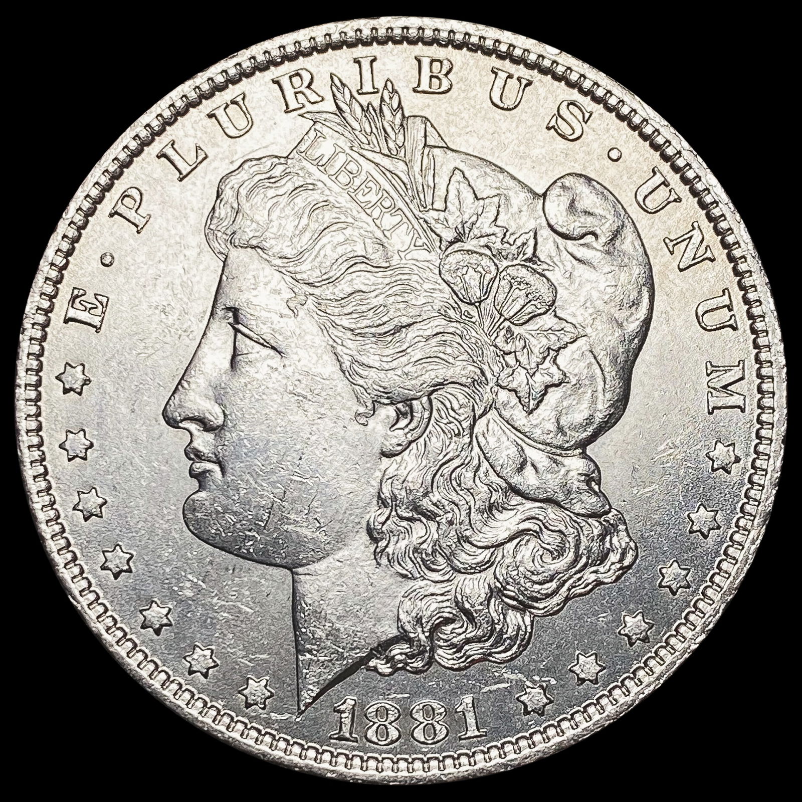 1881-S Morgan Silver Dollar CHOICE BU (1 of 2)