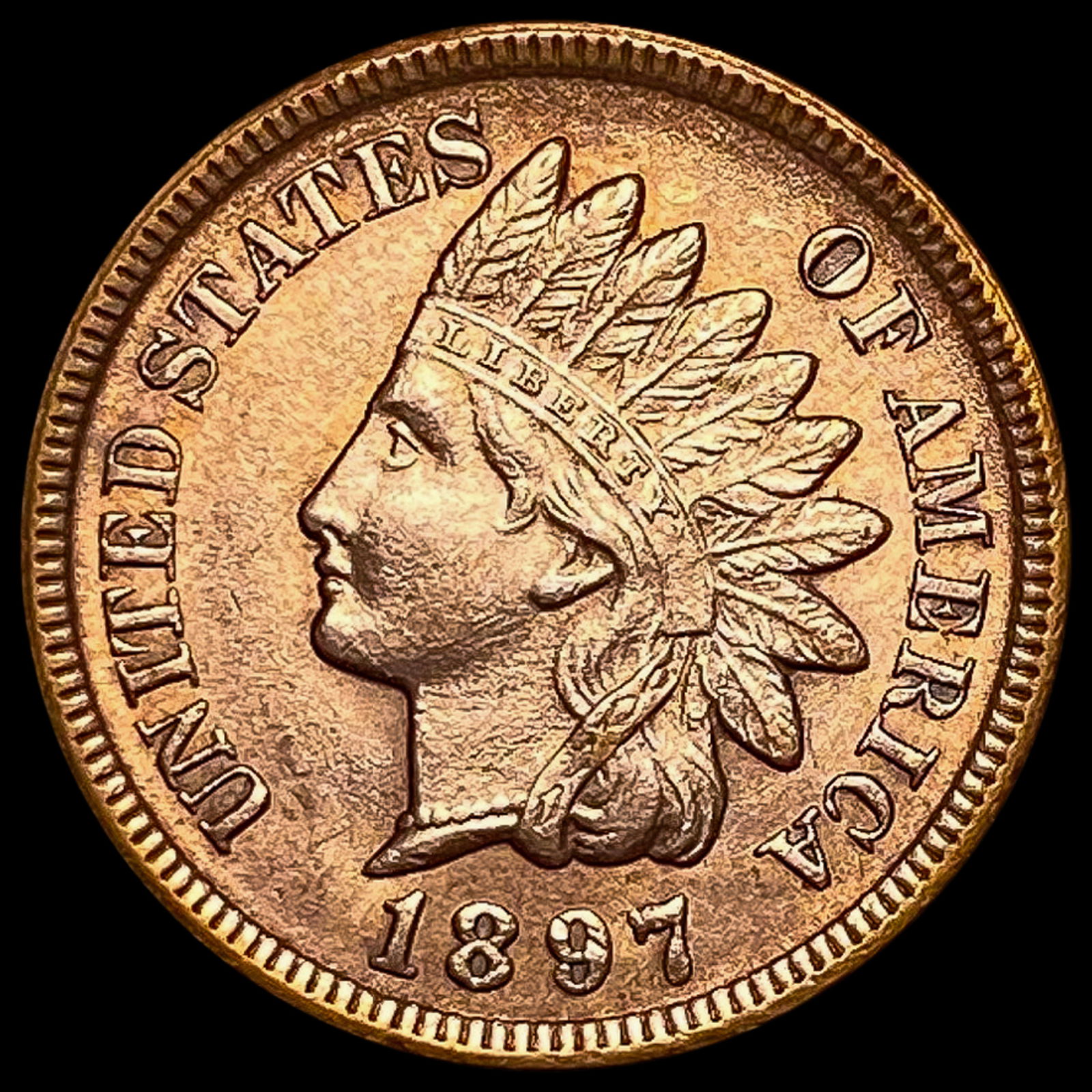 1897 Indian Head Cent UNCIRCULATED (1 of 2)