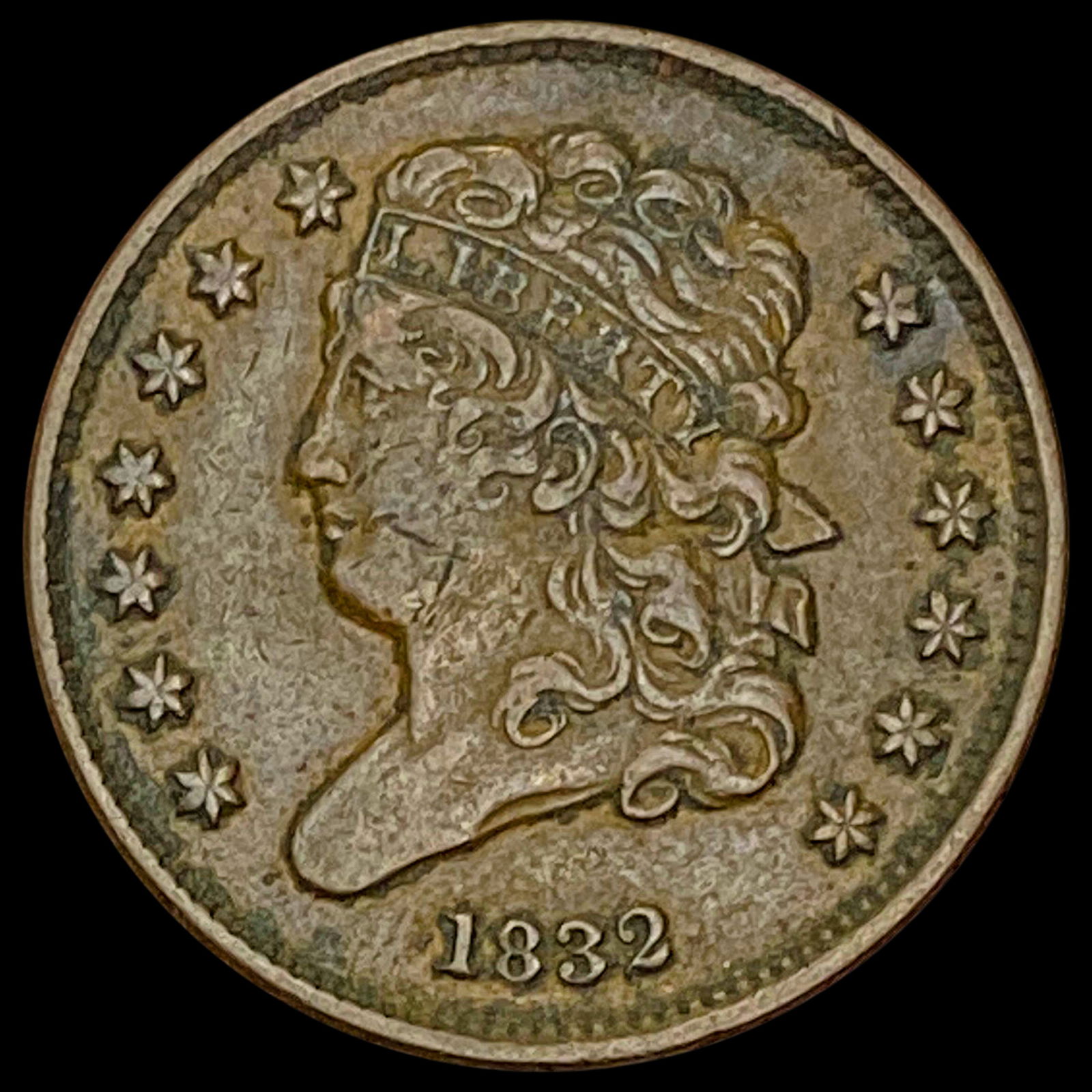 1832 Classic Head Half Cent CLOSELY UNCIRCULATED (1 of 2)