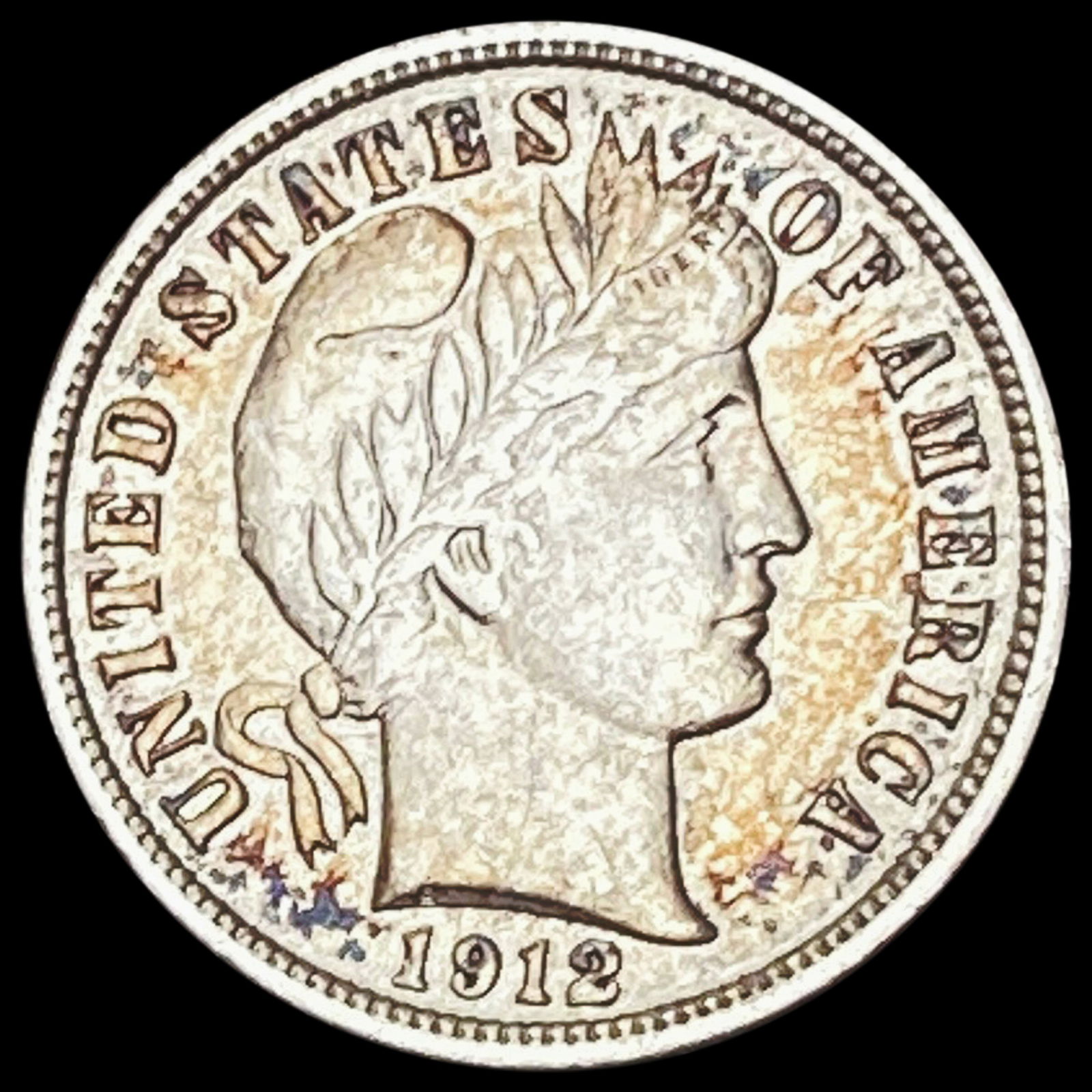 1912-D Barber Dime HIGH GRADE (1 of 2)