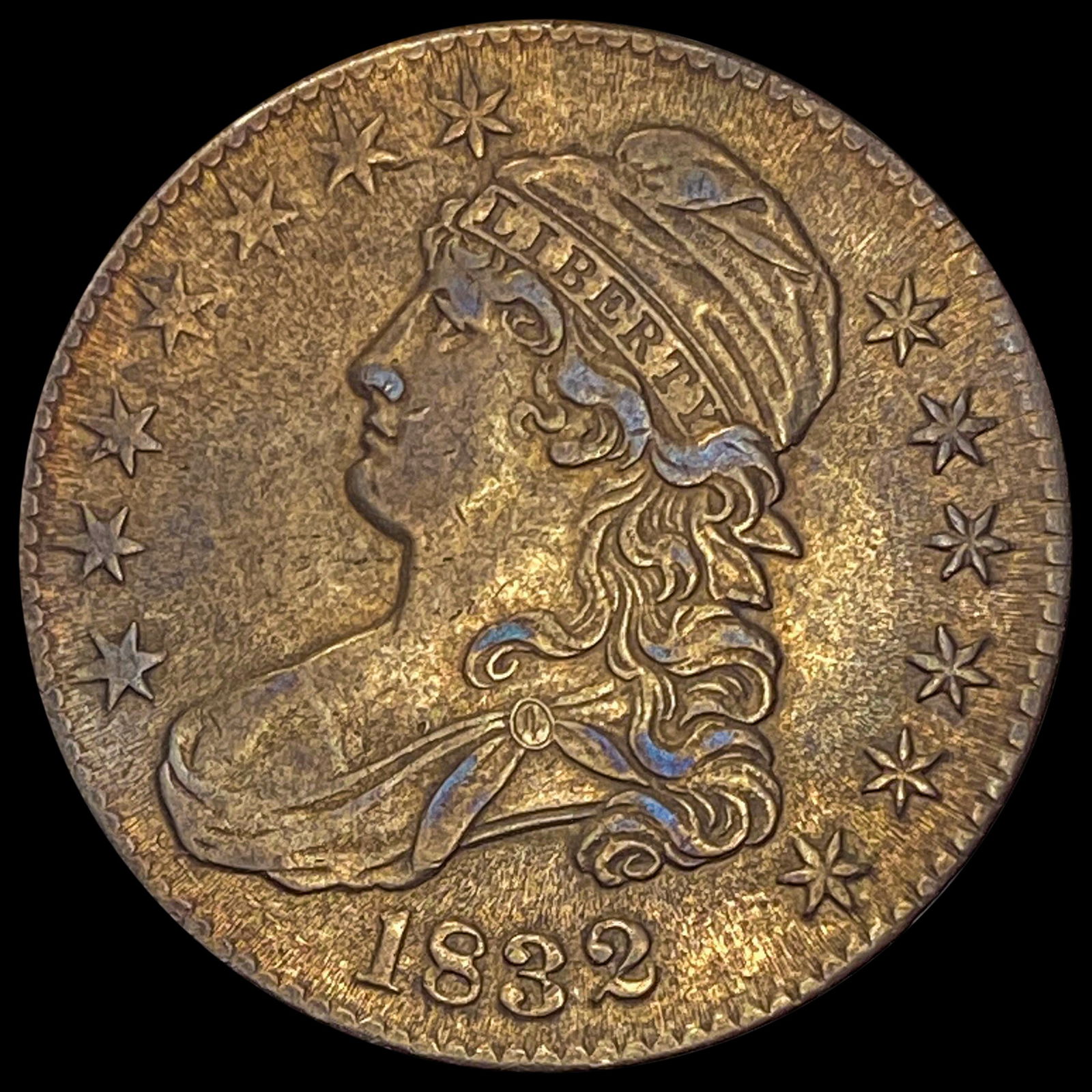 1832 Capped Bust Half Dollar CLOSELY UNCIRCULATED (1 of 2)