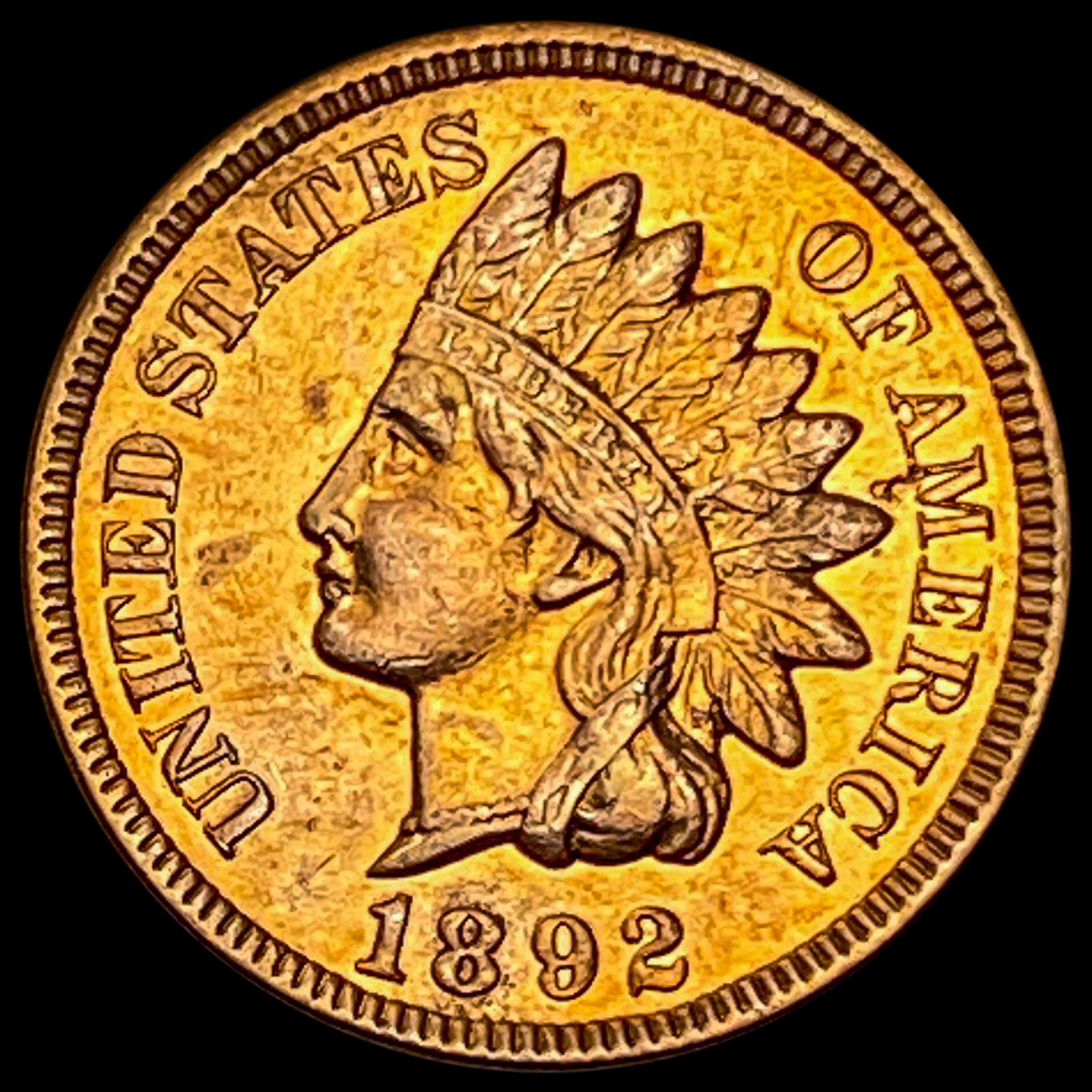 1892 Indian Head Cent UNCIRCULATED (1 of 2)