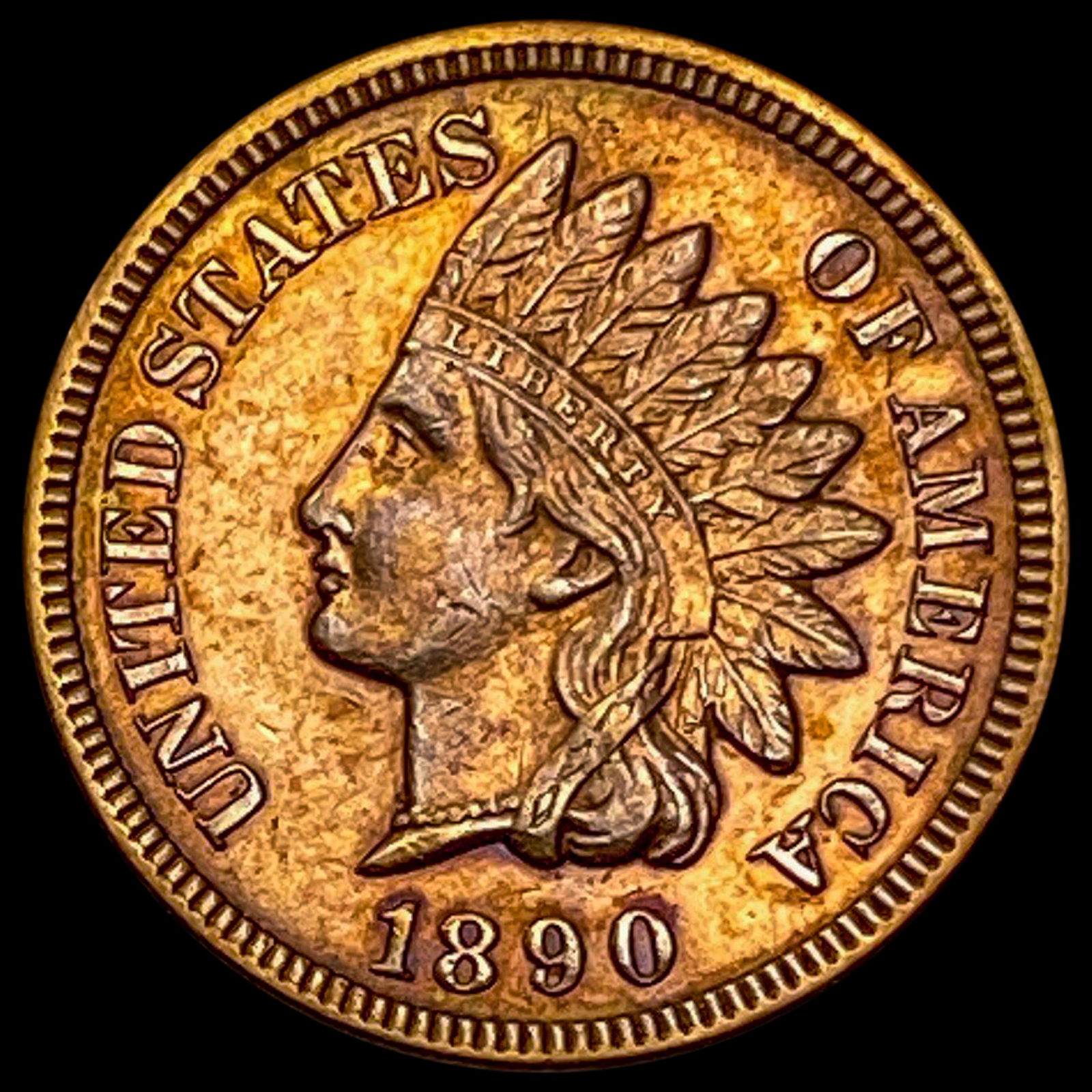 1890 Indian Head Cent UNCIRCULATED (1 of 2)