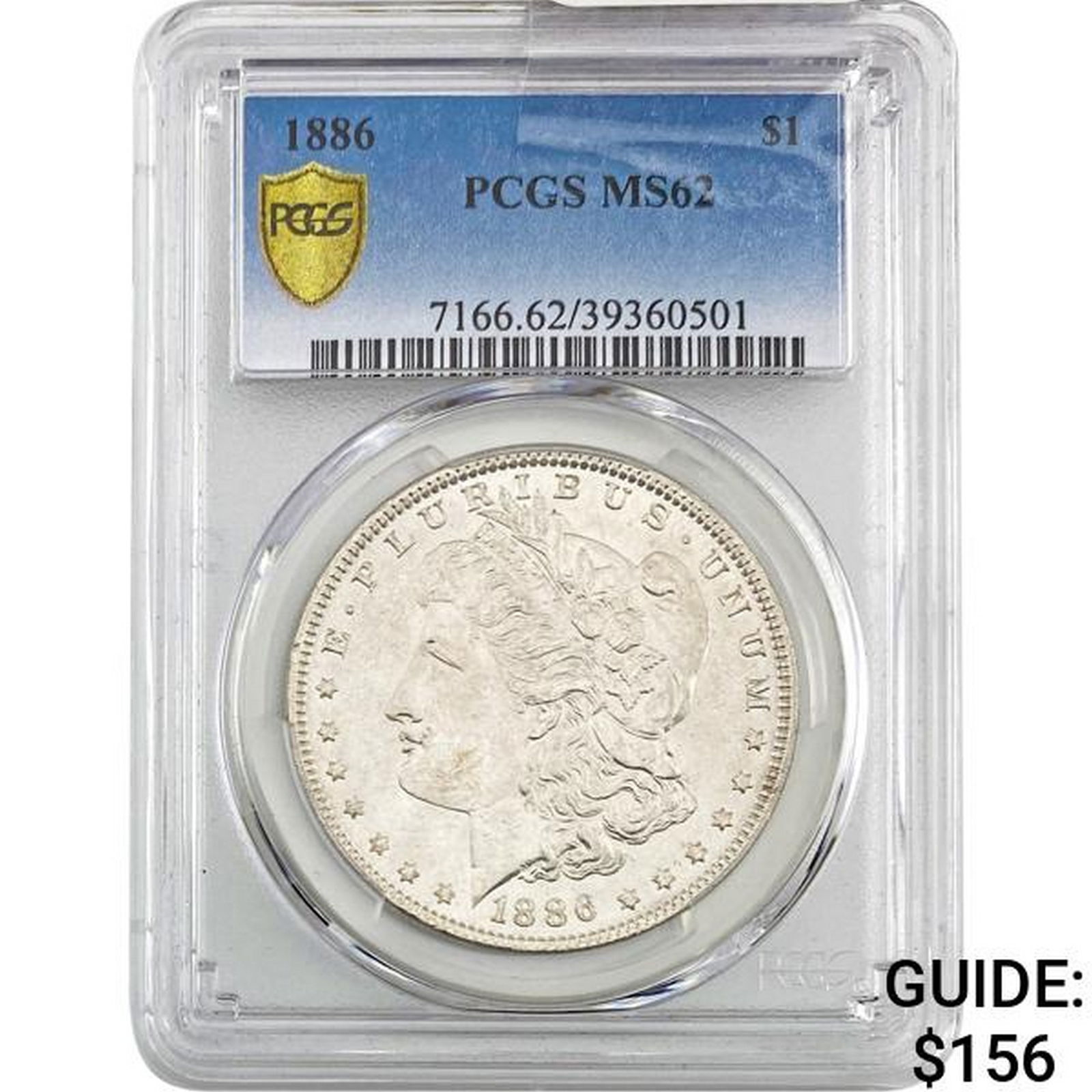 1886 Morgan Silver Dollar PCGS MS62 (1 of 2)