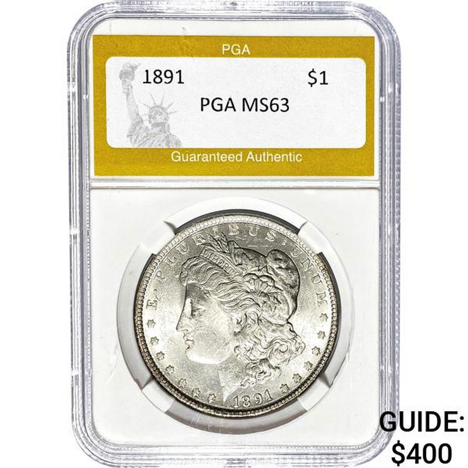 1891 Morgan Silver Dollar PGA MS63 (1 of 2)