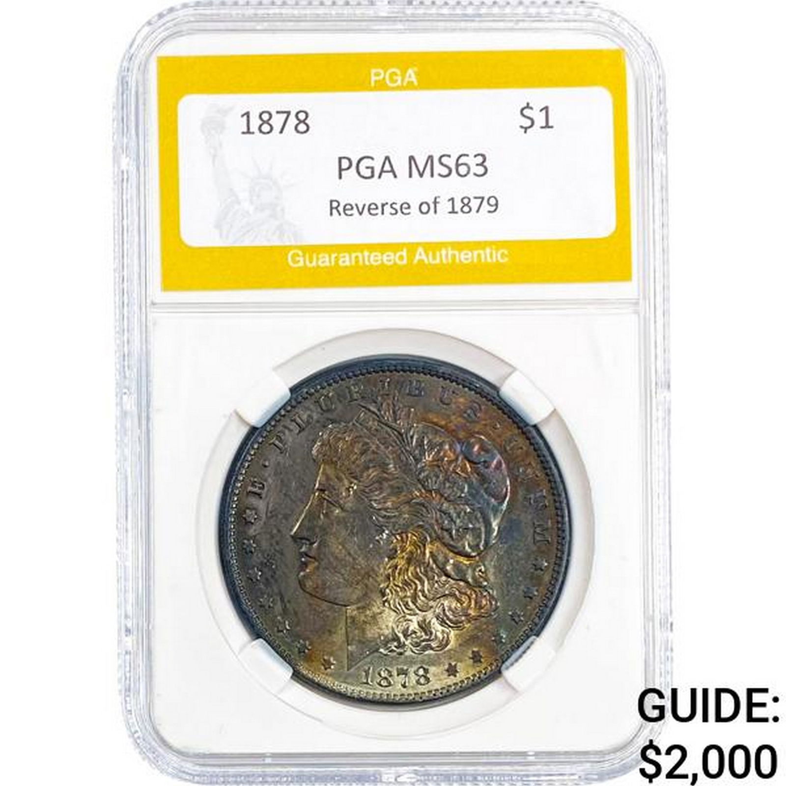 1878 Morgan Dollar Reverse of 1879 PGA M (1 of 2)