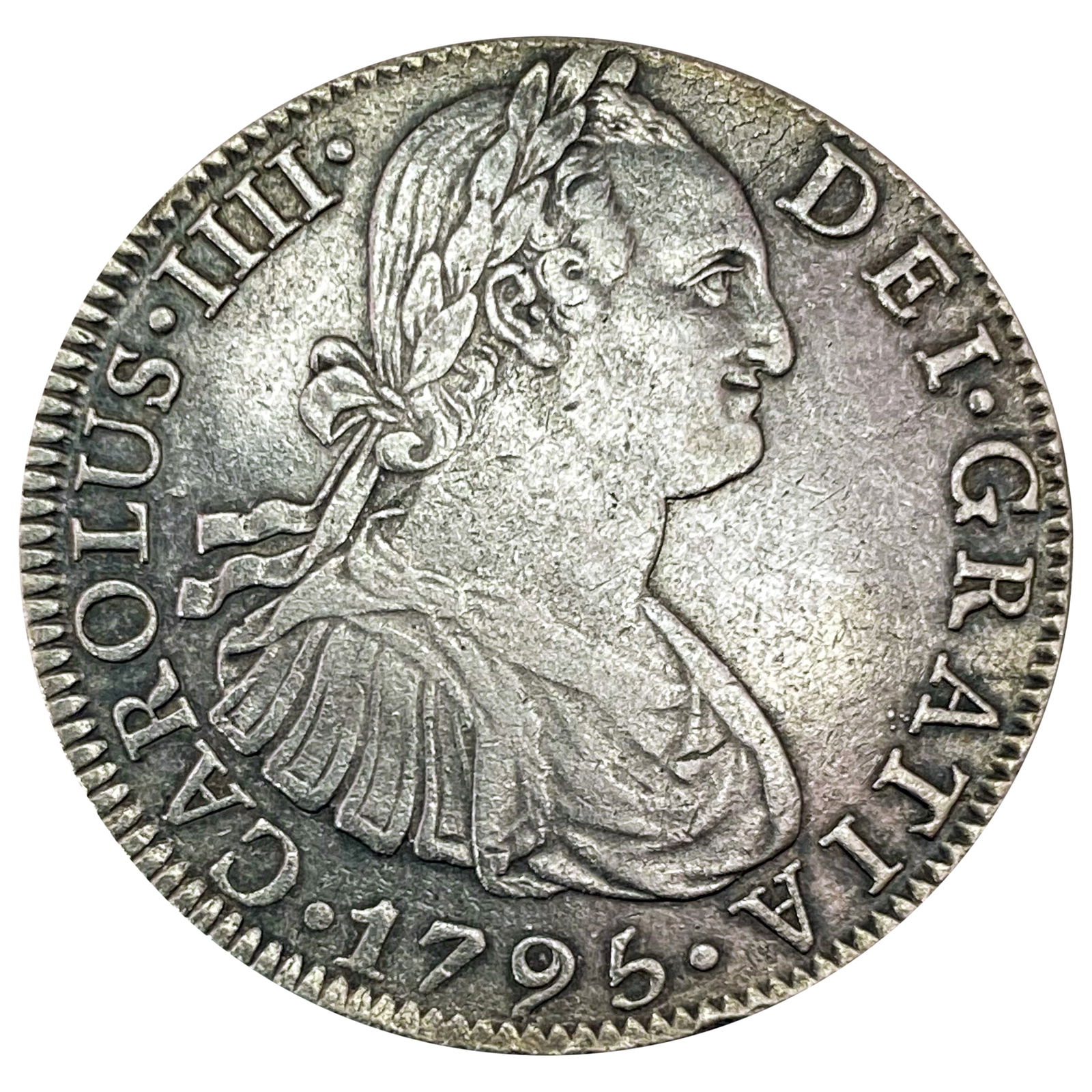 1796Mo FM Mexico Silver 8 Reales CLOSELY UNCIRCULATED (1 of 2)