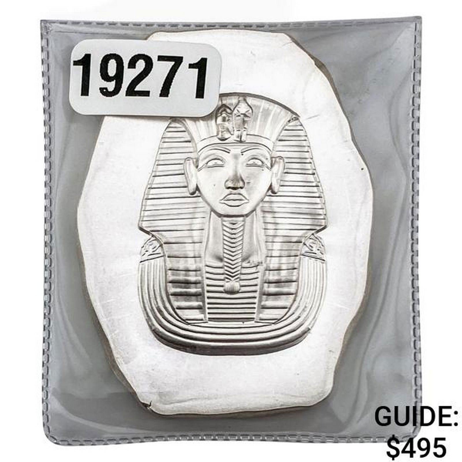 5oz Silver Egyptian Bar Argentia Metals (1 of 2)