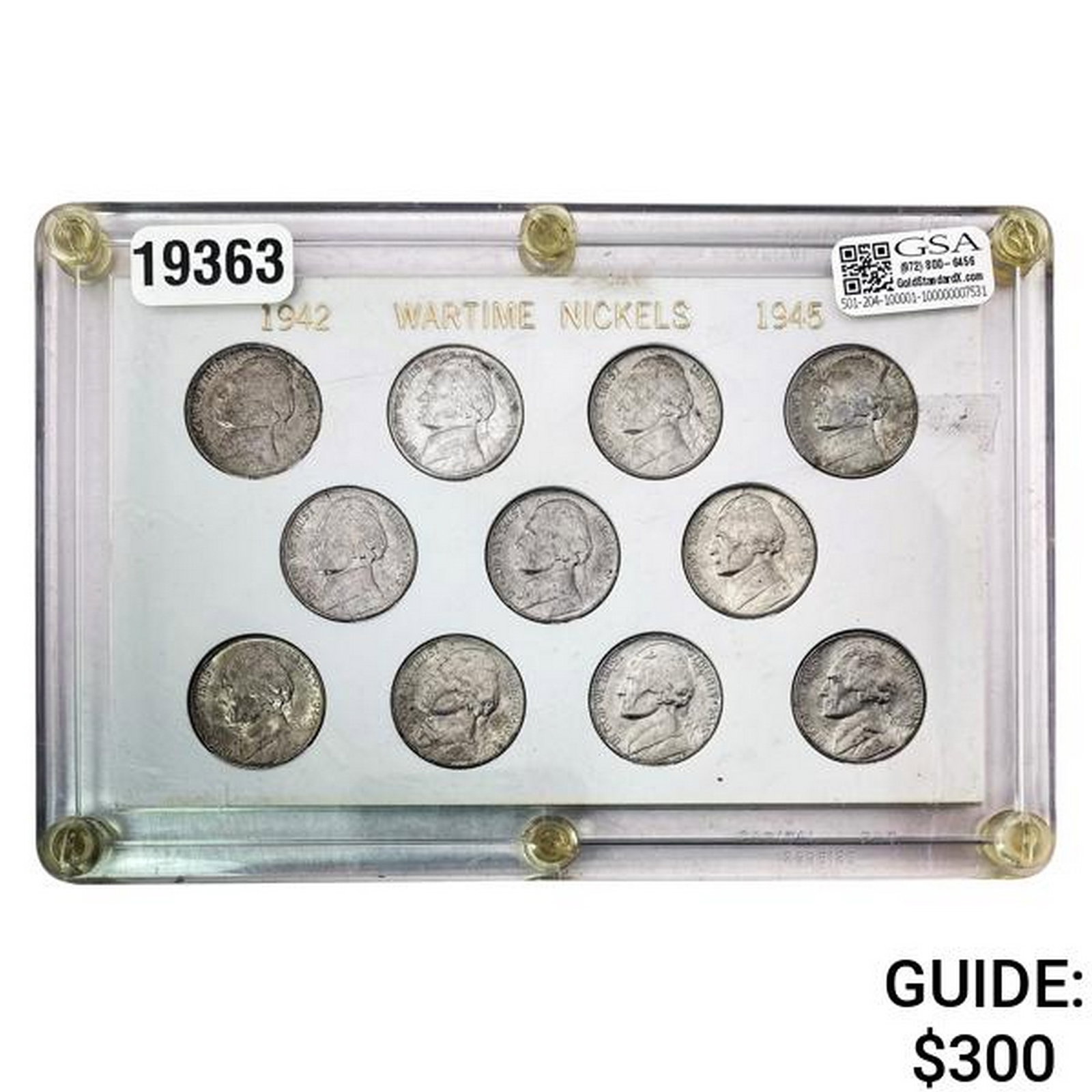 1942-1945 Wartime Nickels [11]: 1942-1945 Wartime Nickels [11]