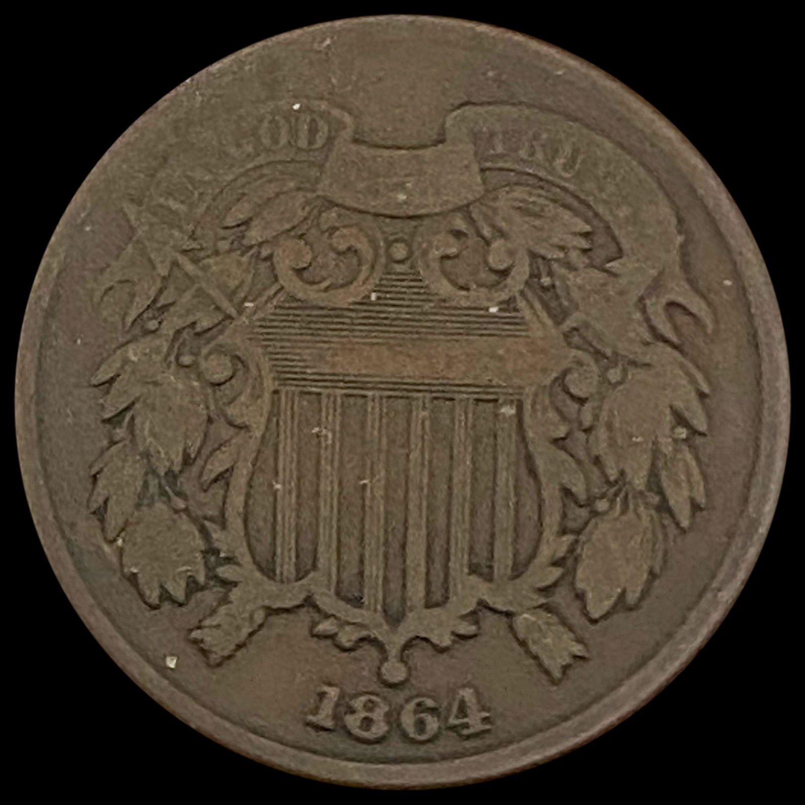 1864 Two-Cent Piece LIGHTLY CIRCULATED (1 of 2)