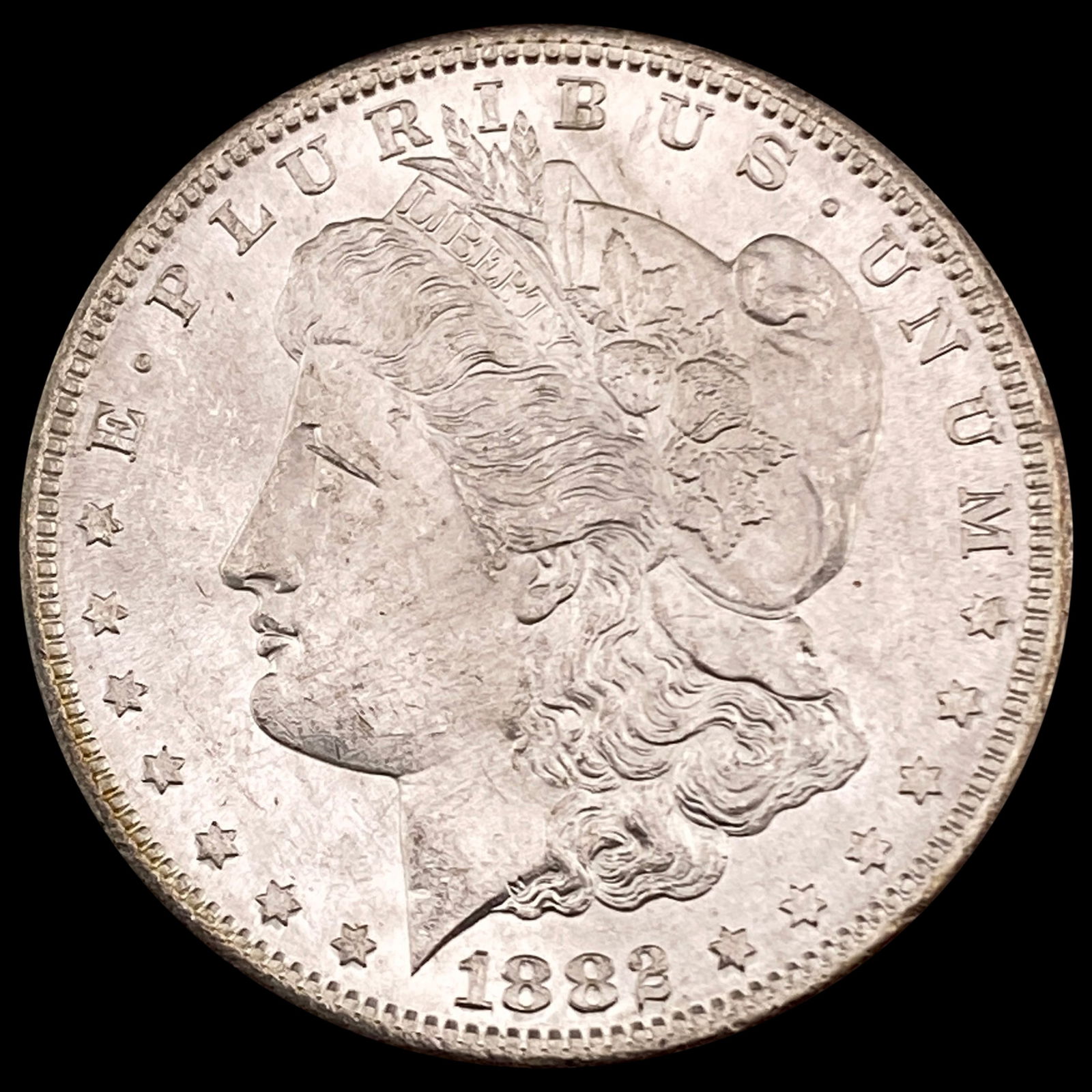 1882-S Morgan Silver Dollar CHOICE BU (1 of 2)
