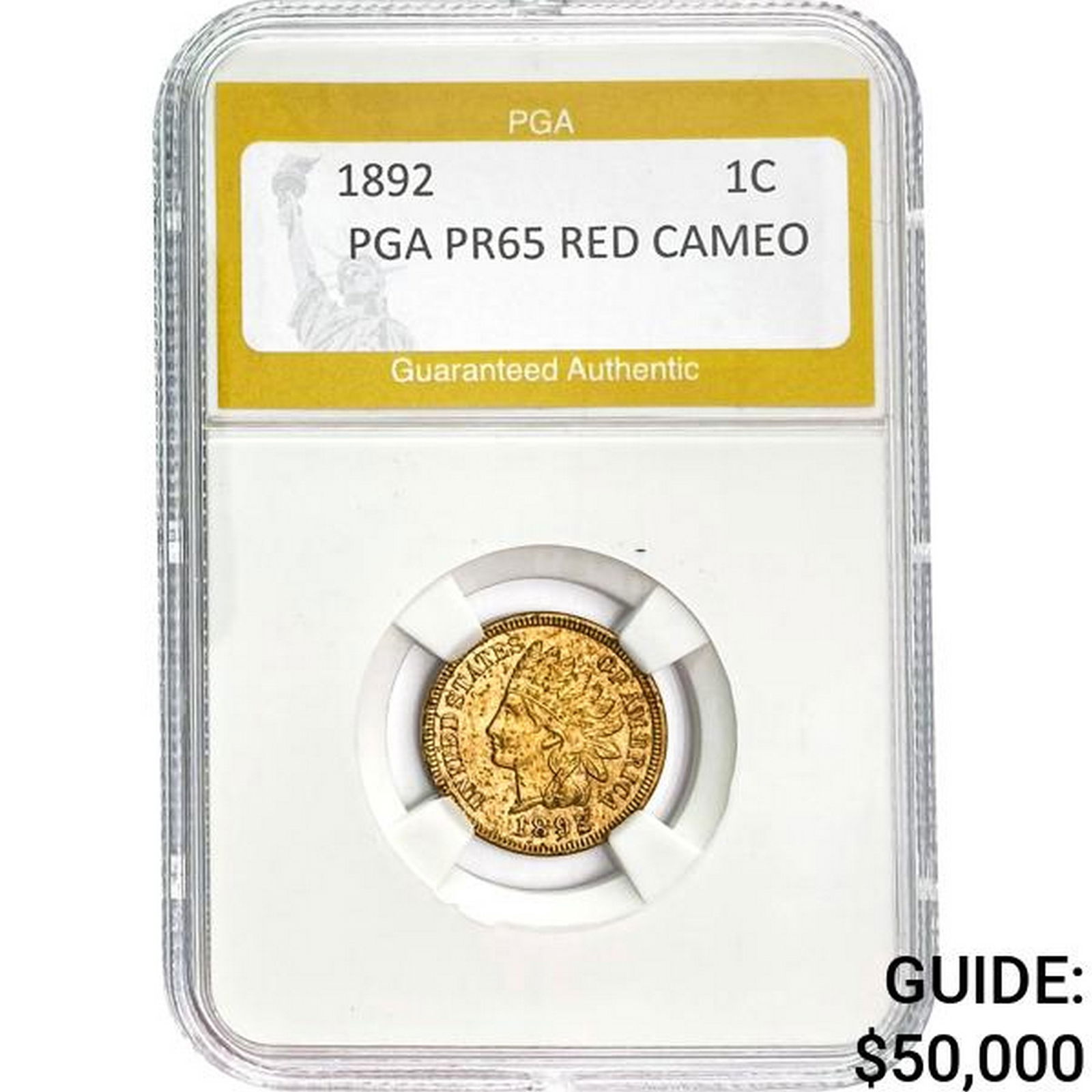 1892 1C PGA PR65 RED CAMEO (1 of 2)