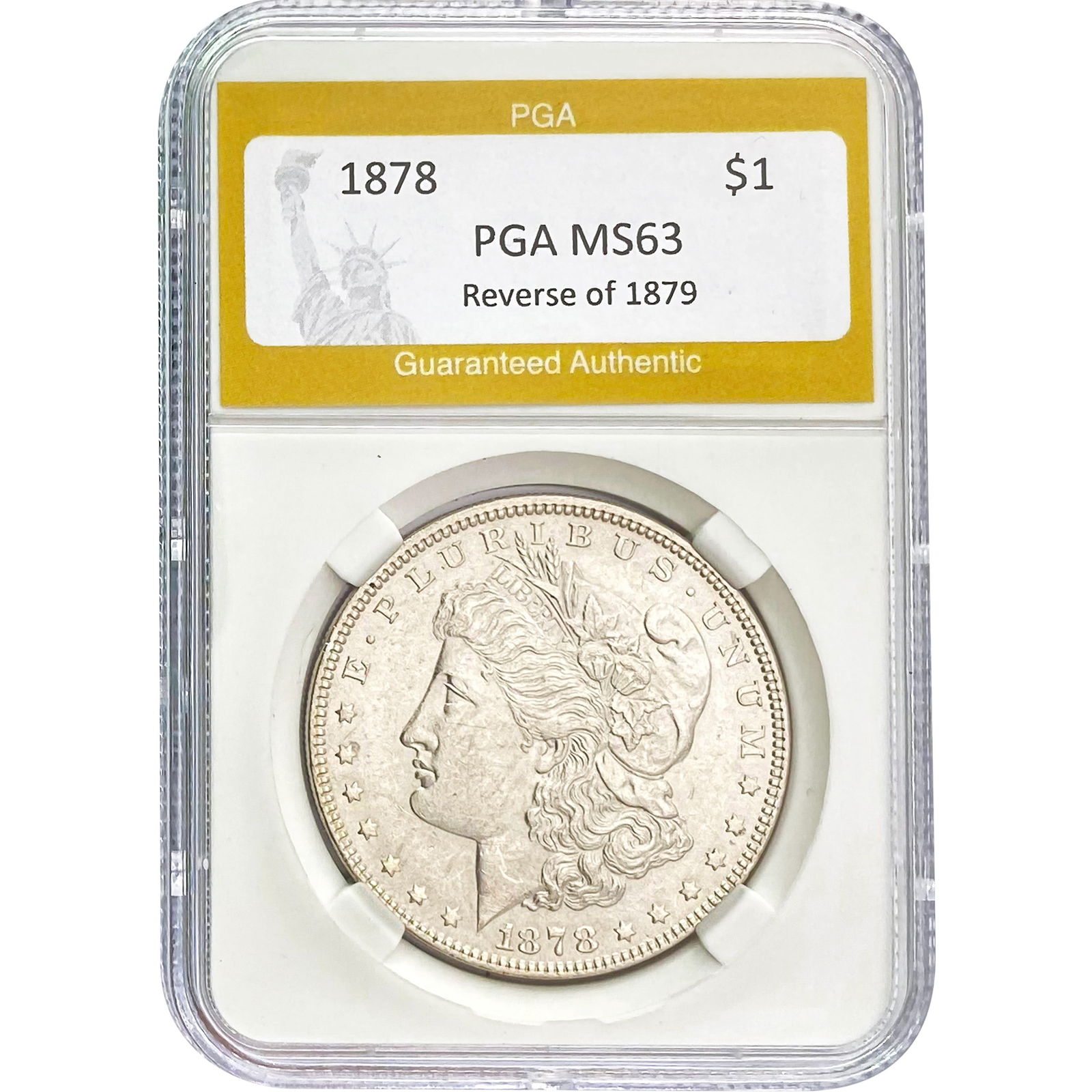 1878 Morgan Silver Dollar PGA MS63 (1 of 2)