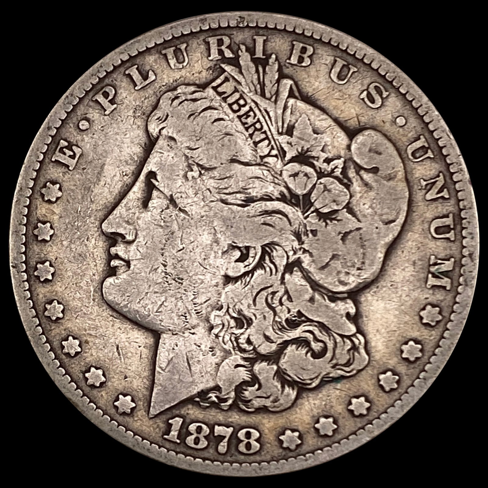 1878-CC Morgan Silver Dollar LIGHTLY CIRCULATED (1 of 2)