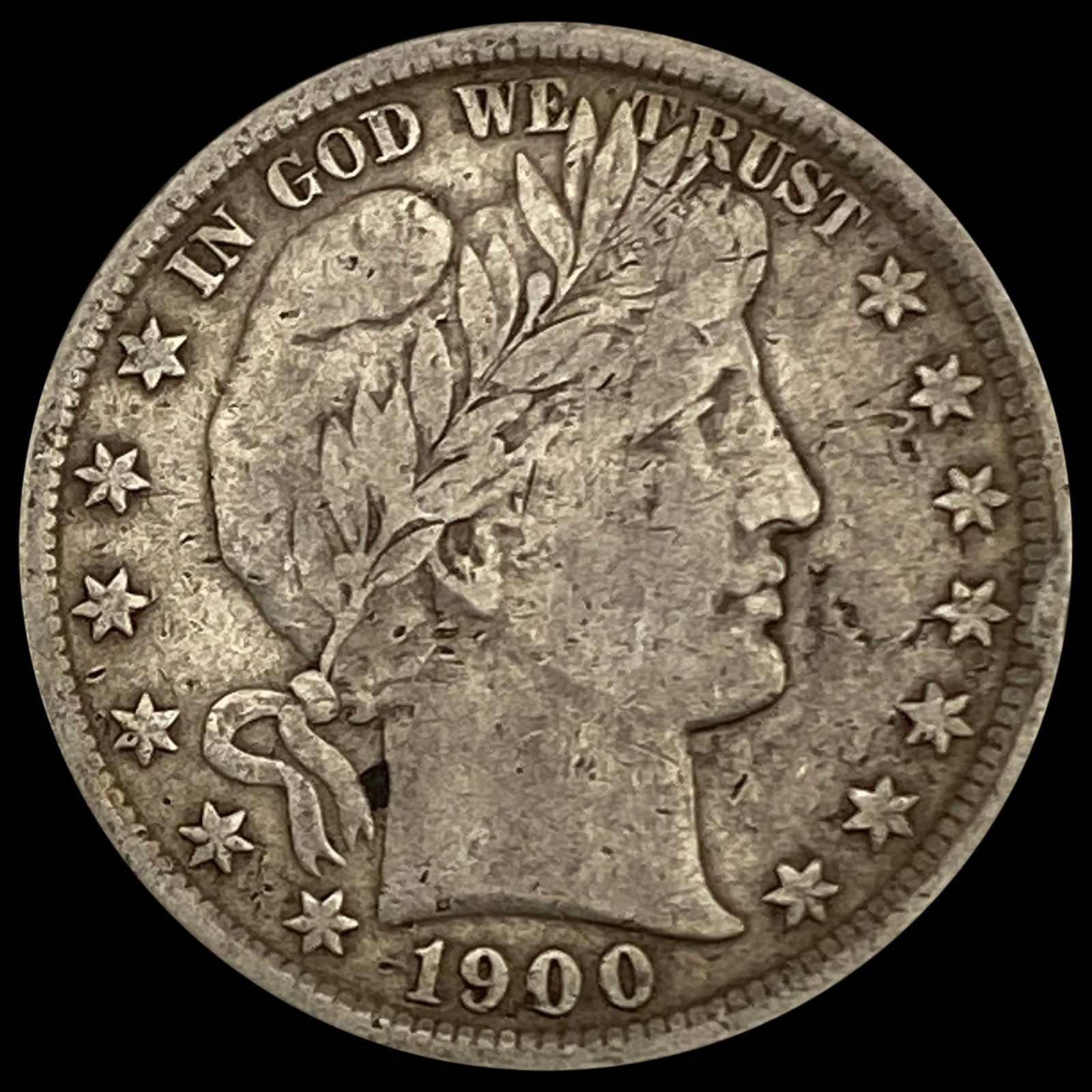 1900 Barber Half Dollar LIGHTLY CIRCULATED (1 of 2)