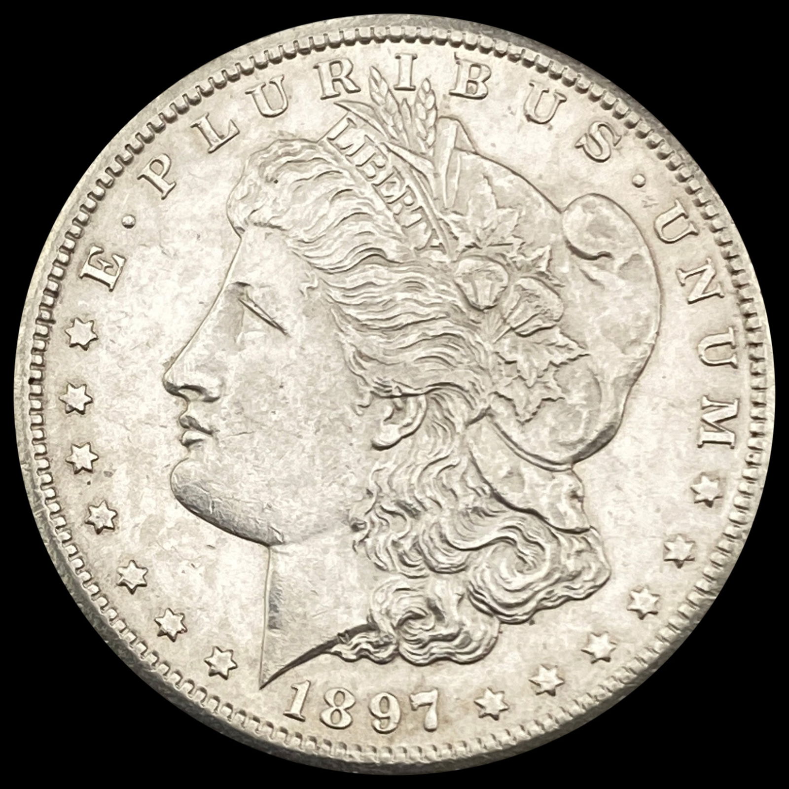 1897-S Morgan Silver Dollar CHOICE BU (1 of 2)