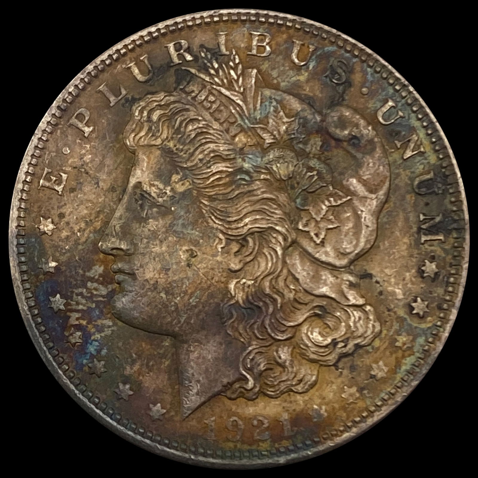 1921 Morgan Silver Dollar CLOSELY UNCIRCULATED (1 of 2)