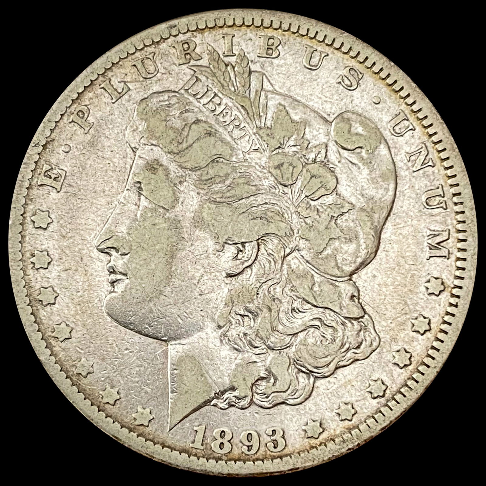 1893-CC Morgan Silver Dollar NICELY CIRCULATED (1 of 2)