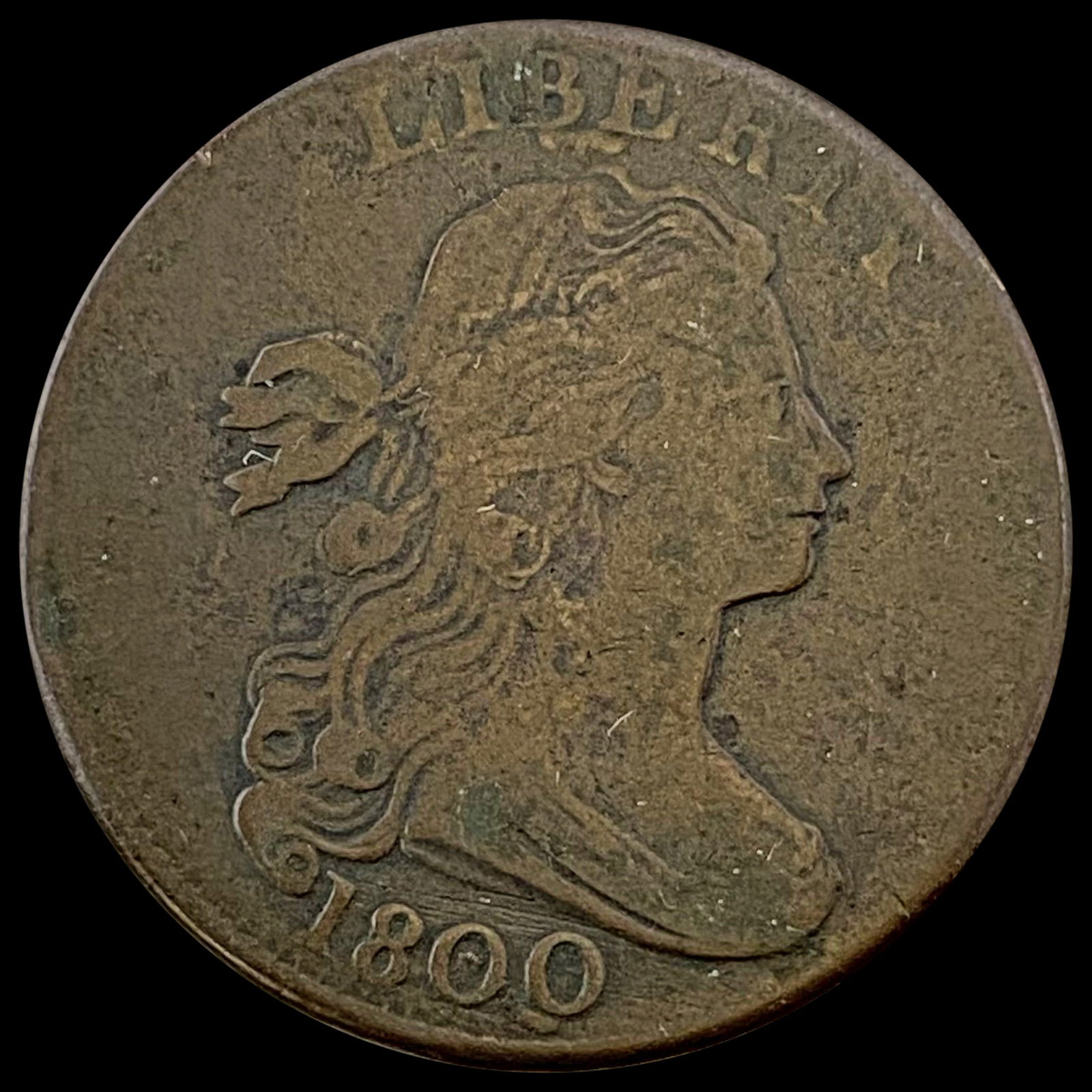 1800 Draped Bust Large Cent NICELY CIRCULATED (1 of 2)